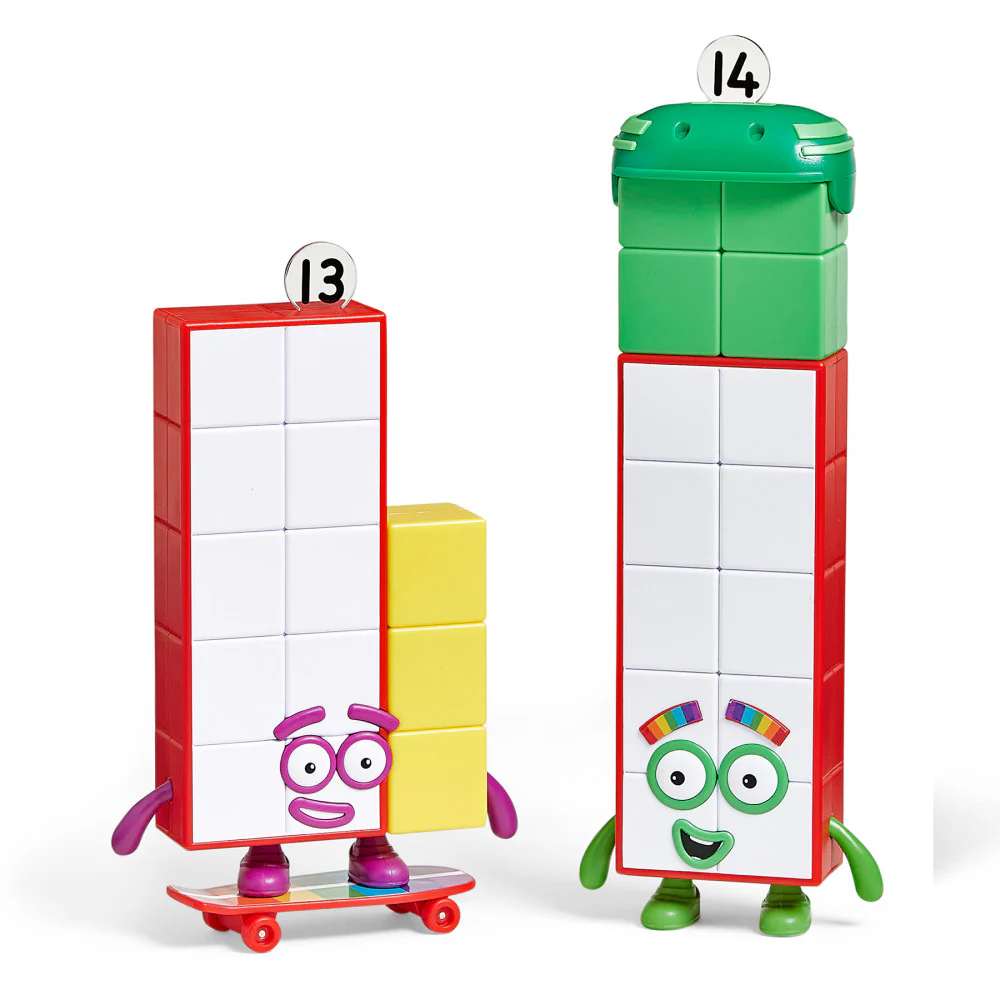 Hand2Mind Numberblocks Friends Thirteen and Fourteen - Math Adventure Pack - Image 3