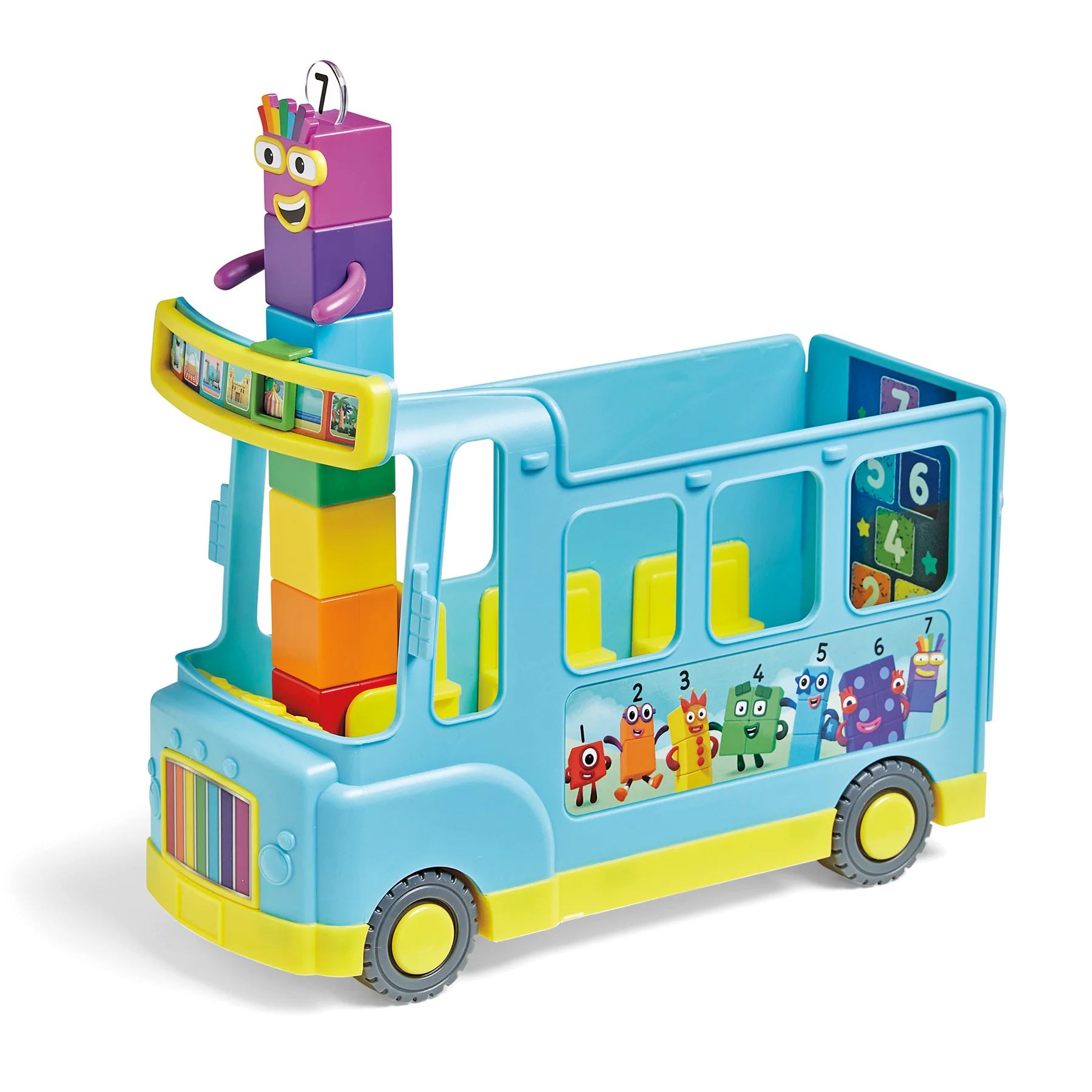 Hand2Mind Numberblocks Rainbow Counting Bus Interactive Toy - Image 3