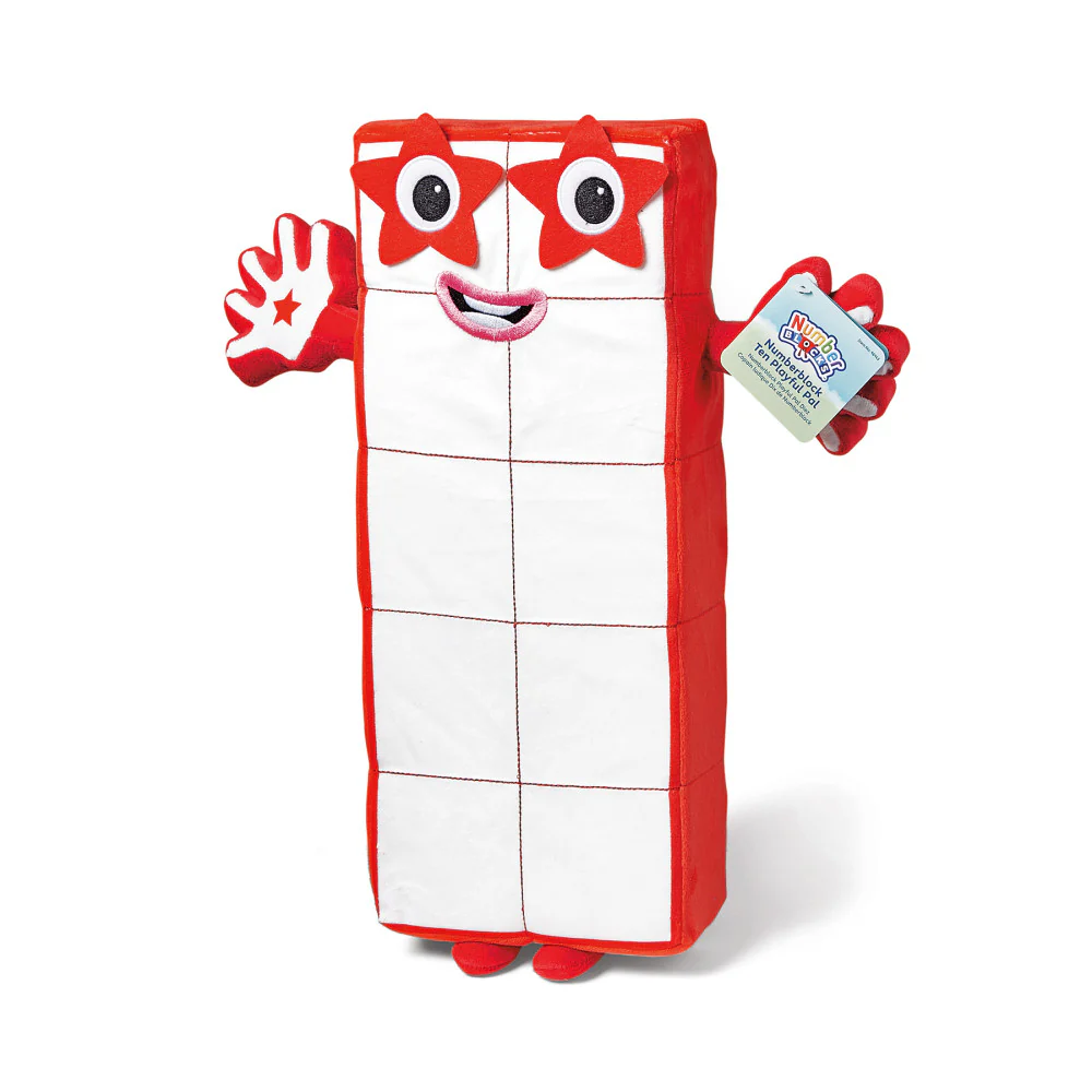 Hand2Mind Numberblocks Ten Playful Pal Plush Figure - Educational Toy - Image 3