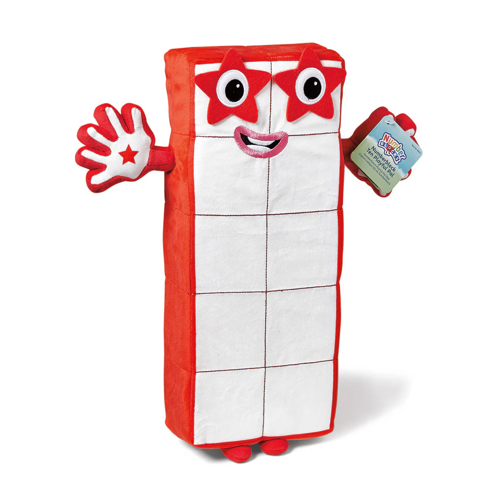 Hand2Mind Numberblocks Ten Playful Pal Plush Figure - Educational Toy - Image 4