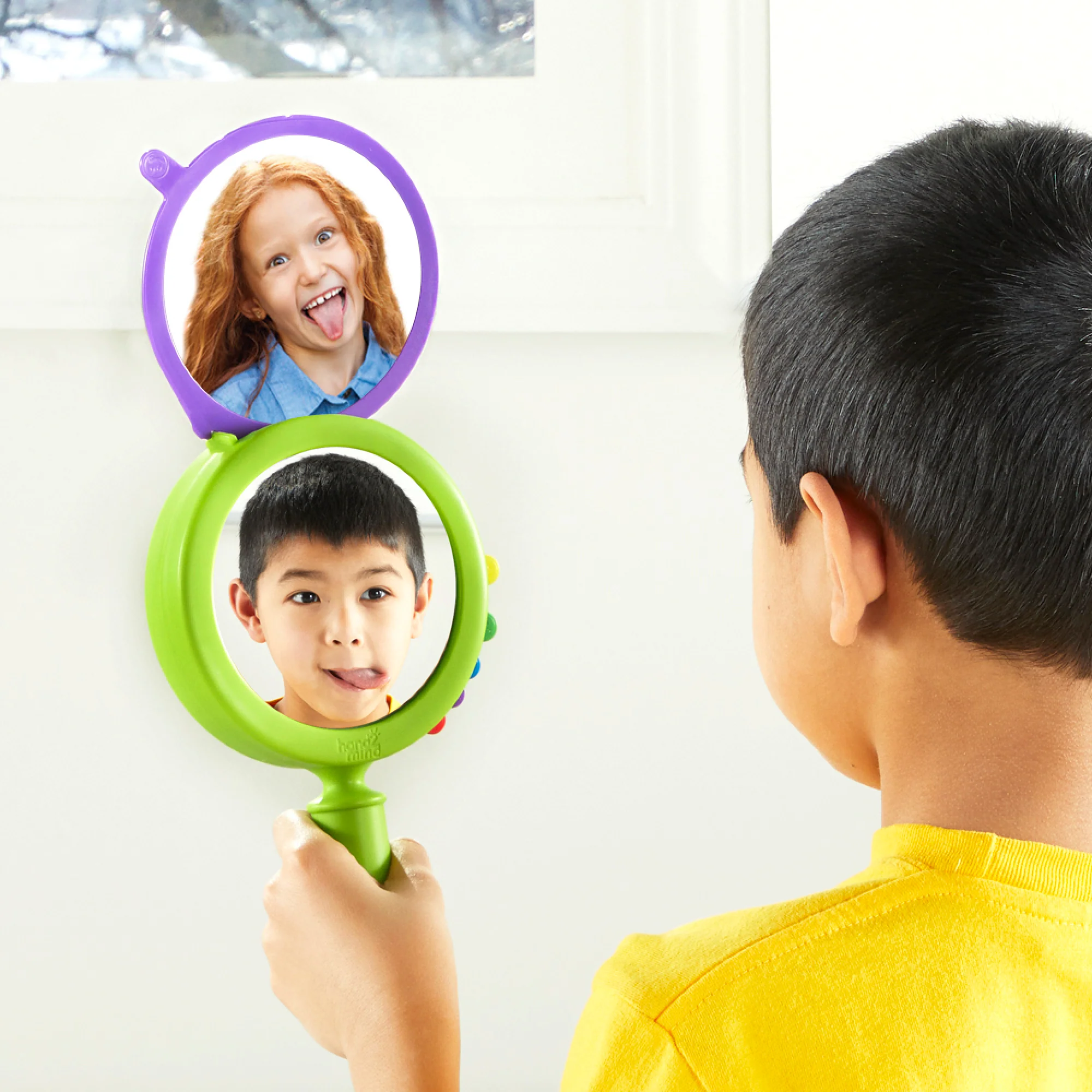 Hand2Mind See My Feelings Mirrors - Emotional Learning Set of 4 - Image 4