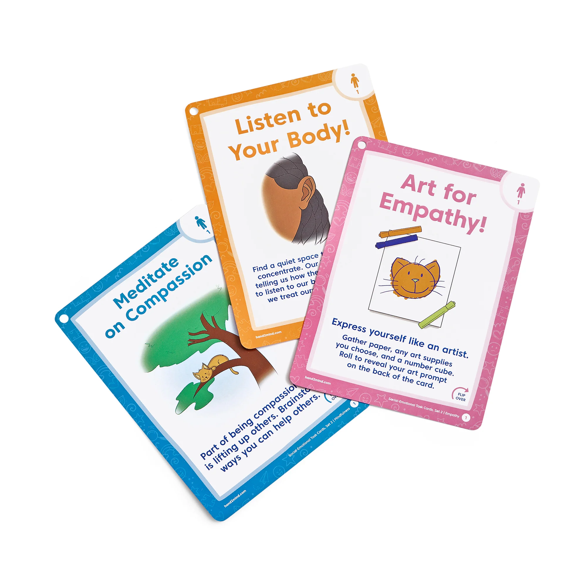 Hand2Mind Emotional Intelligence Task Cards - Social-Emotional Skills - Ages 8+ - Image 2