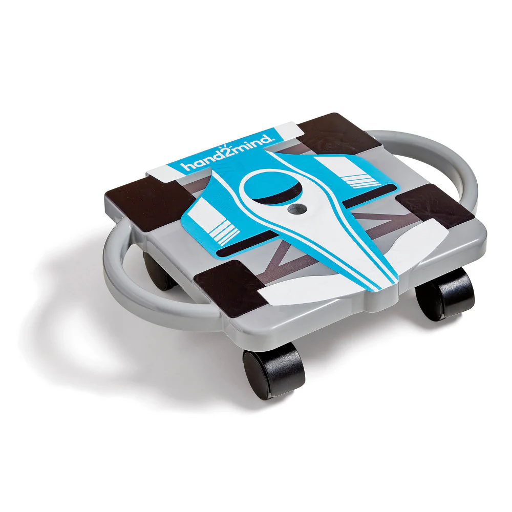 Hand2Mind Speedway Racer Scooter Board, Light Blue - Image 3