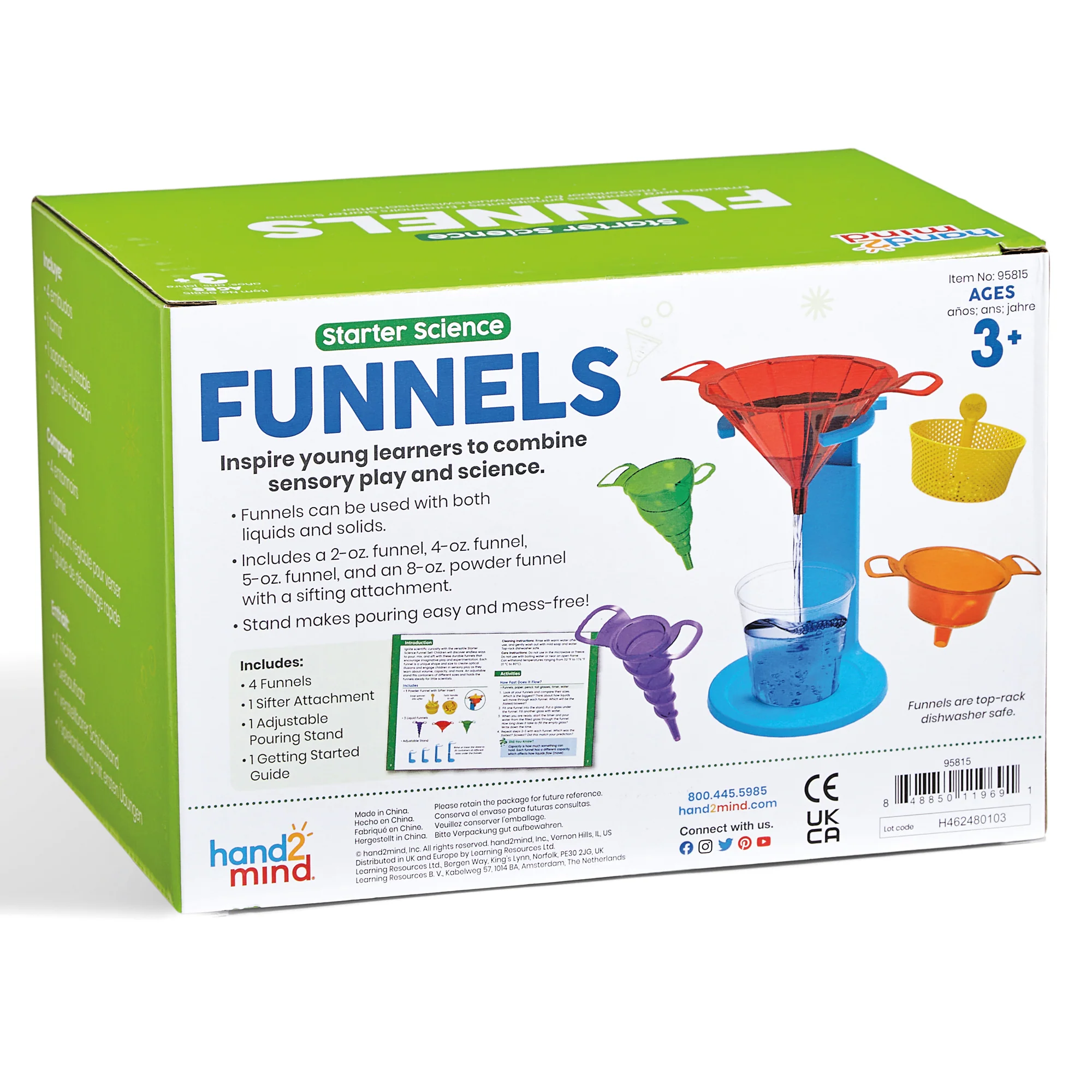 Hand2Mind Discover & Play Starter Science Funnels Set - Image 4