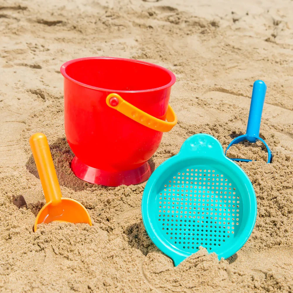 Hape Beach Basics - 4-Piece Sand Playset with Tools - Image 3