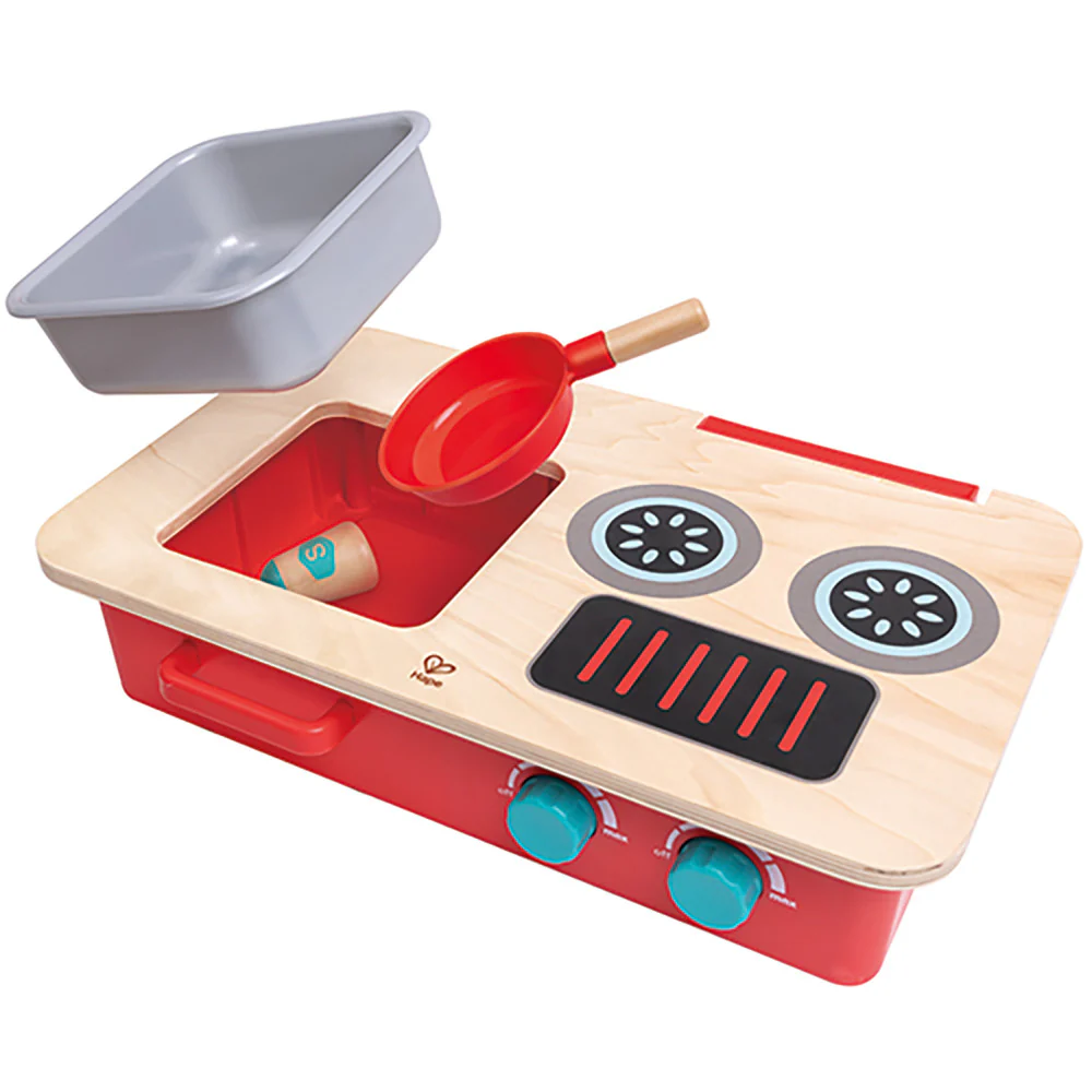 Hape Cook & Create Wooden Countertop Kitchen Playset - with Sounds - Image 3