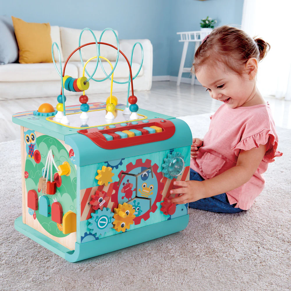 Hape Explore & Learn Magic Cube - Interactive Learning Toy with 5 Themed Modes - Image 2