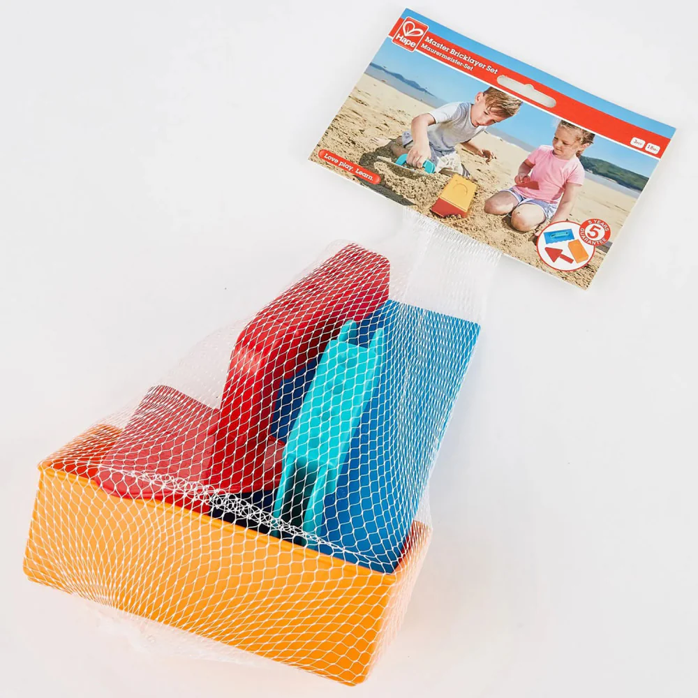 Hape - Master Bricklayer Set - 3pc Sand Castle Building Playset - Image 3