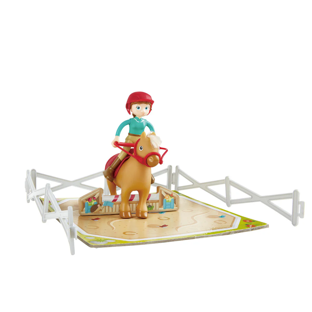Hape Pony Club Ranch - 2-Level Wooden Barn Playset - Image 4