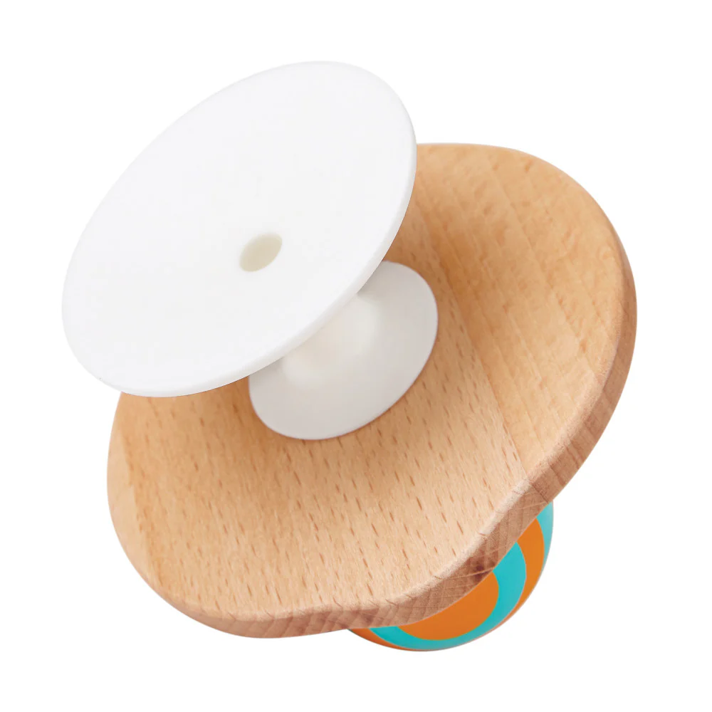 Hape Stay-Put Rattle Set - Colorful Insect Trio - Image 3