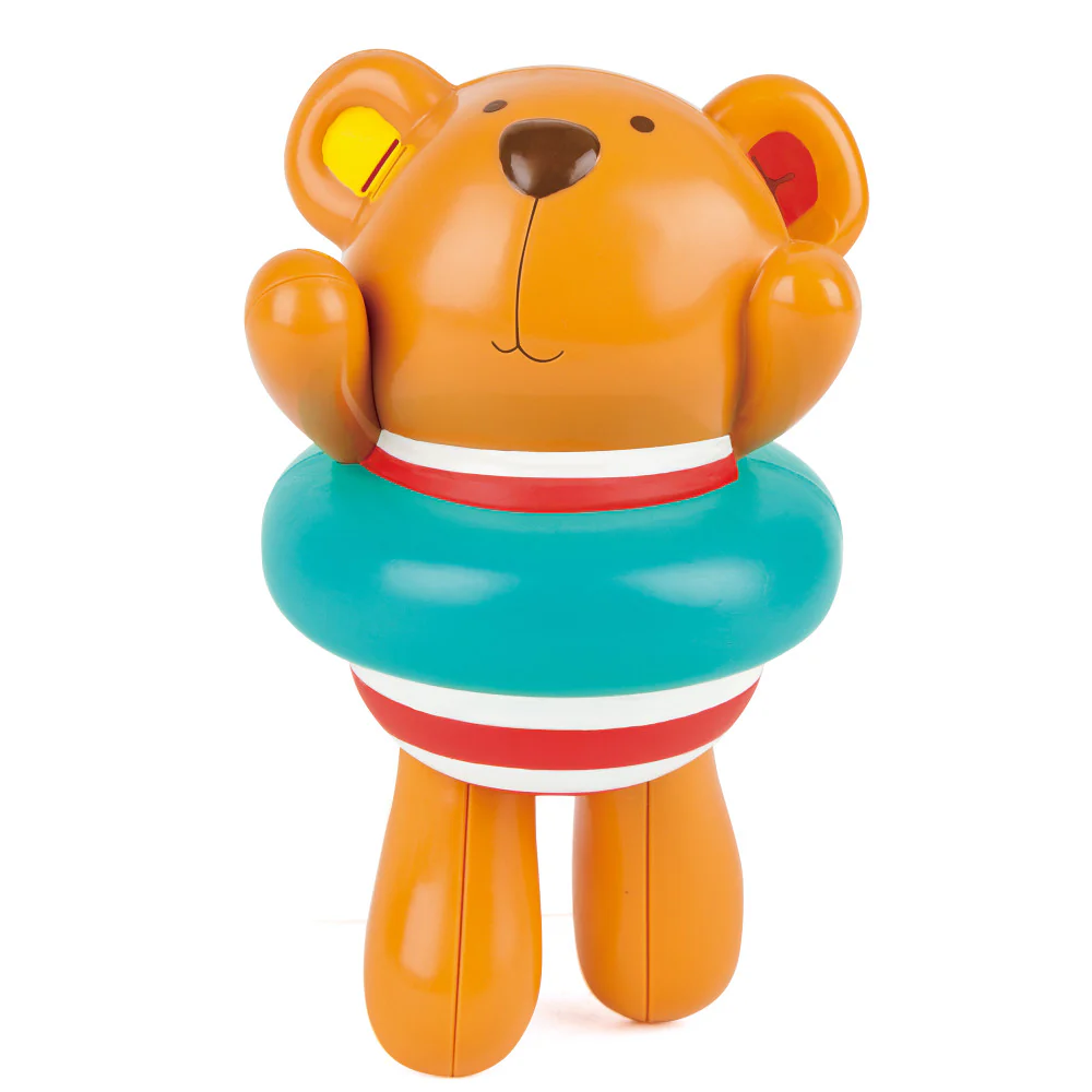 Hape Swimmer Teddy Wind-Up Toy for Bath Time Fun, Ages 1+