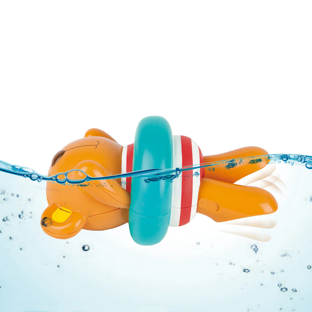 Hape Swimmer Teddy Wind-Up Toy for Bath Time Fun, Ages 1+ - Image 2