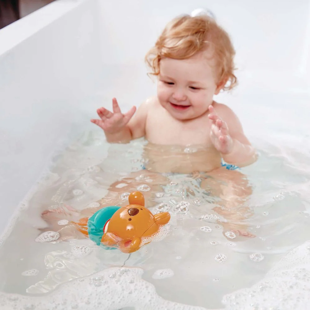 Hape Swimmer Teddy Wind-Up Toy for Bath Time Fun, Ages 1+ - Image 5