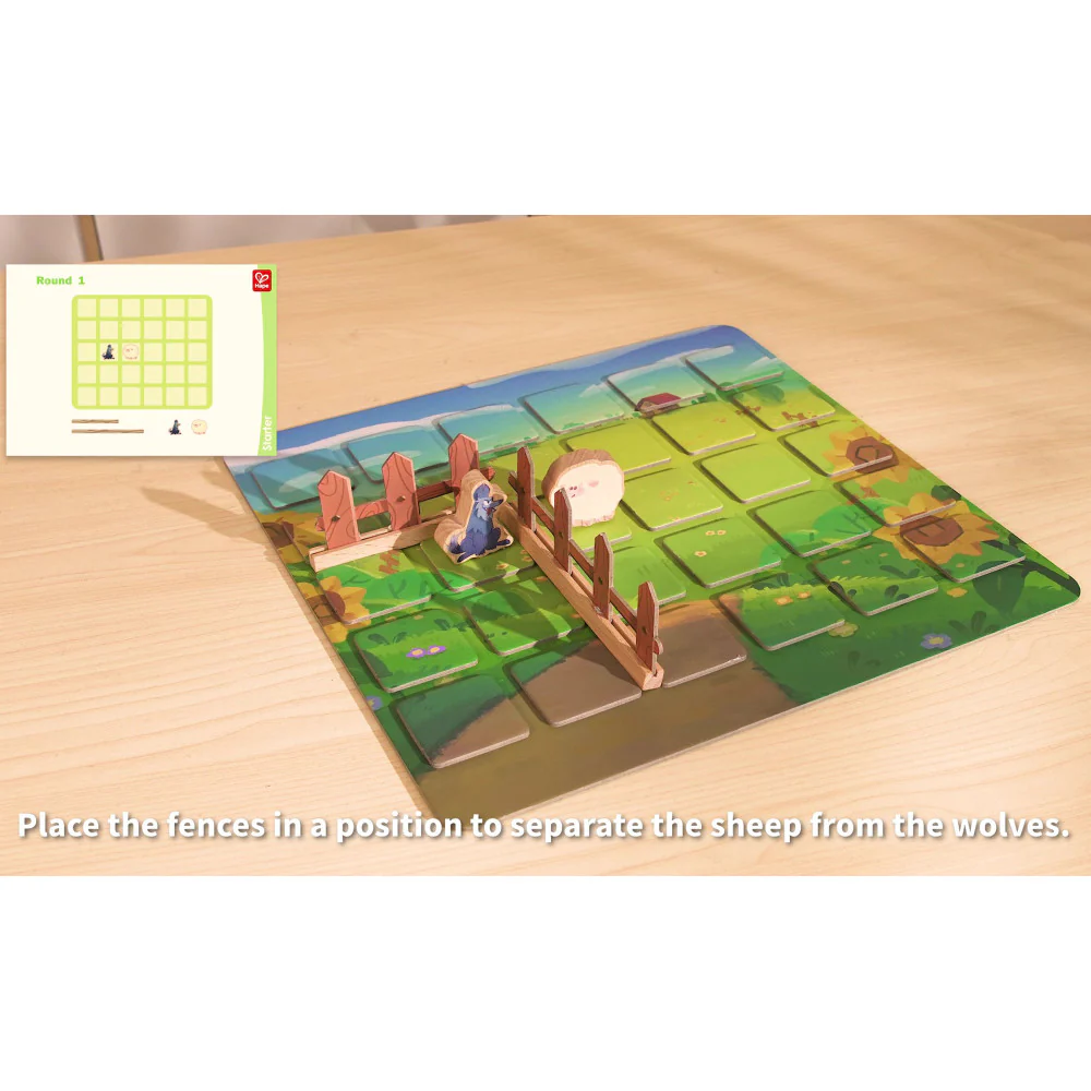 Hape Woolly Warriors Meadow Defense Strategy Board Game - Image 4