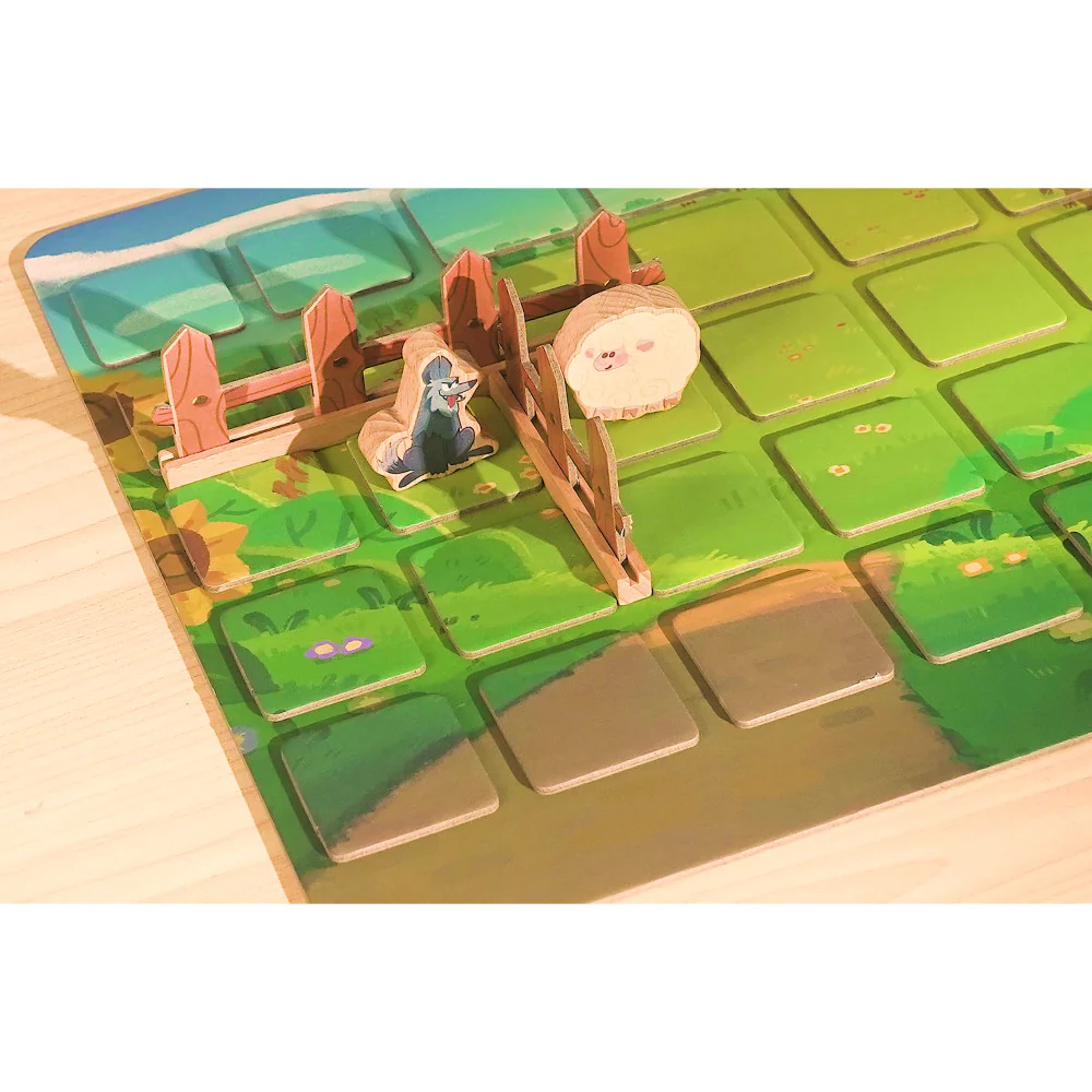 Hape Woolly Warriors Meadow Defense Strategy Board Game - Image 7