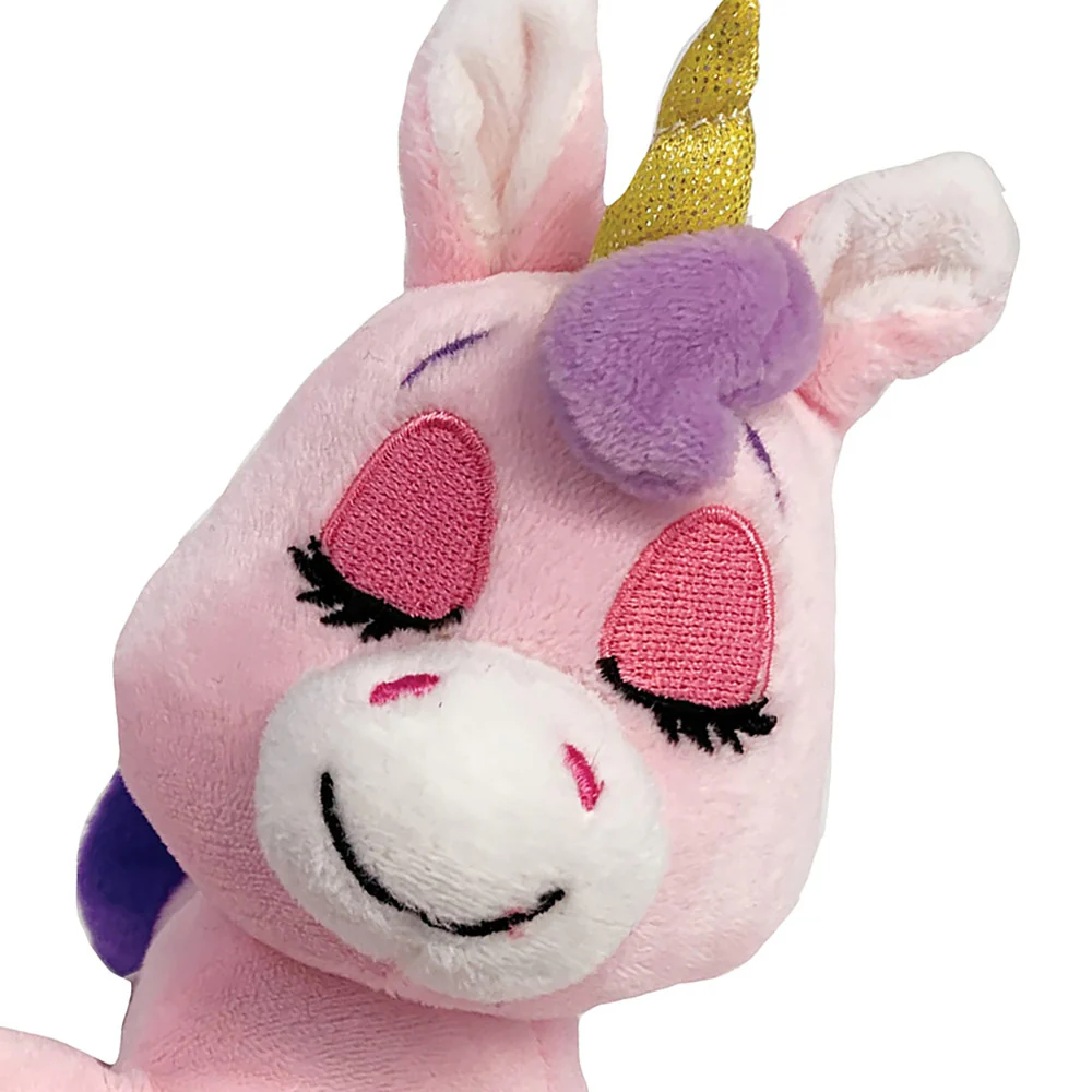Happy Nappers Lullabrites Moon Pet 12 inch Interactive Unicorn - Pink-Purple - Image 6