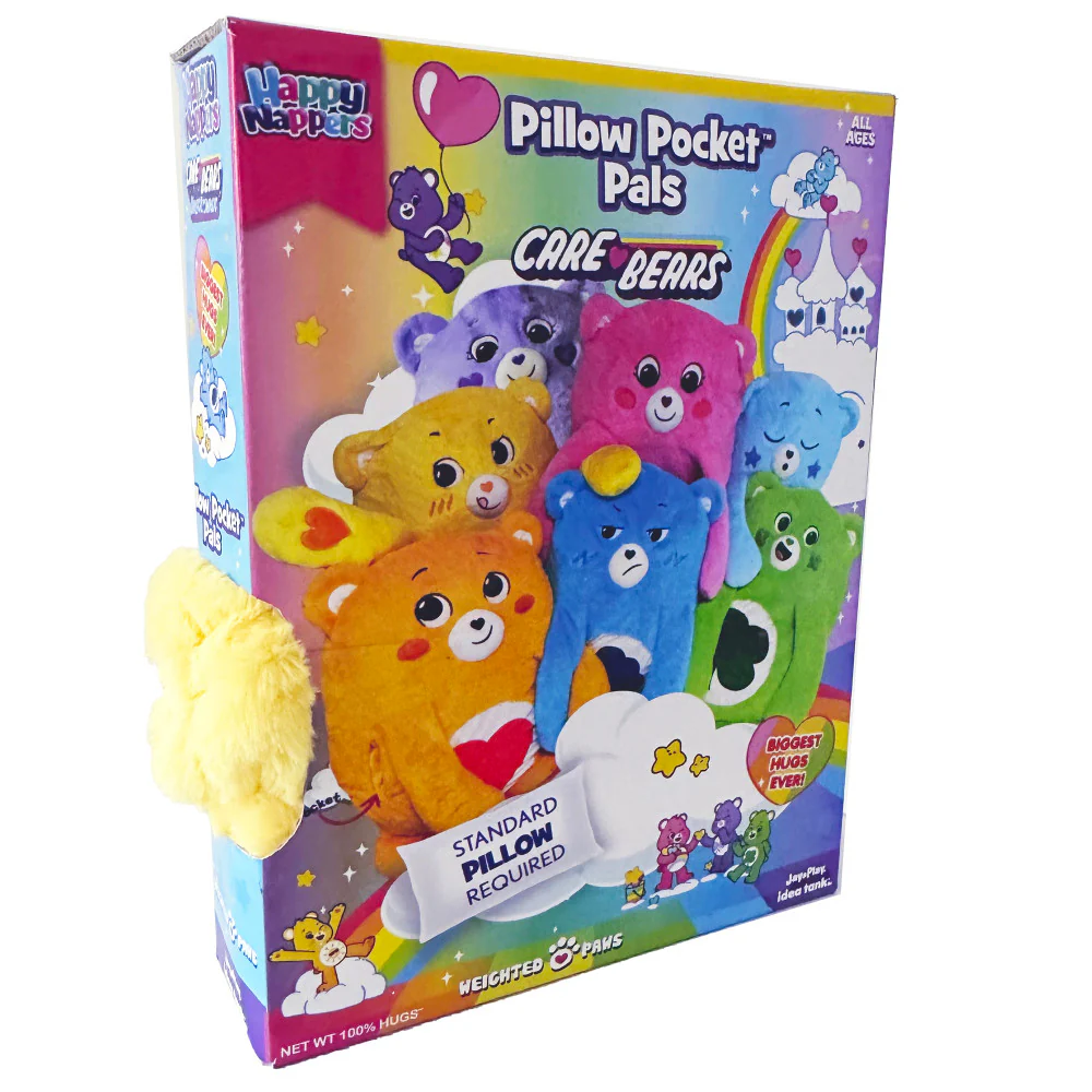 Care Bears Funshine Bear Happy Nappers Pillow Pocket Pal - Image 4