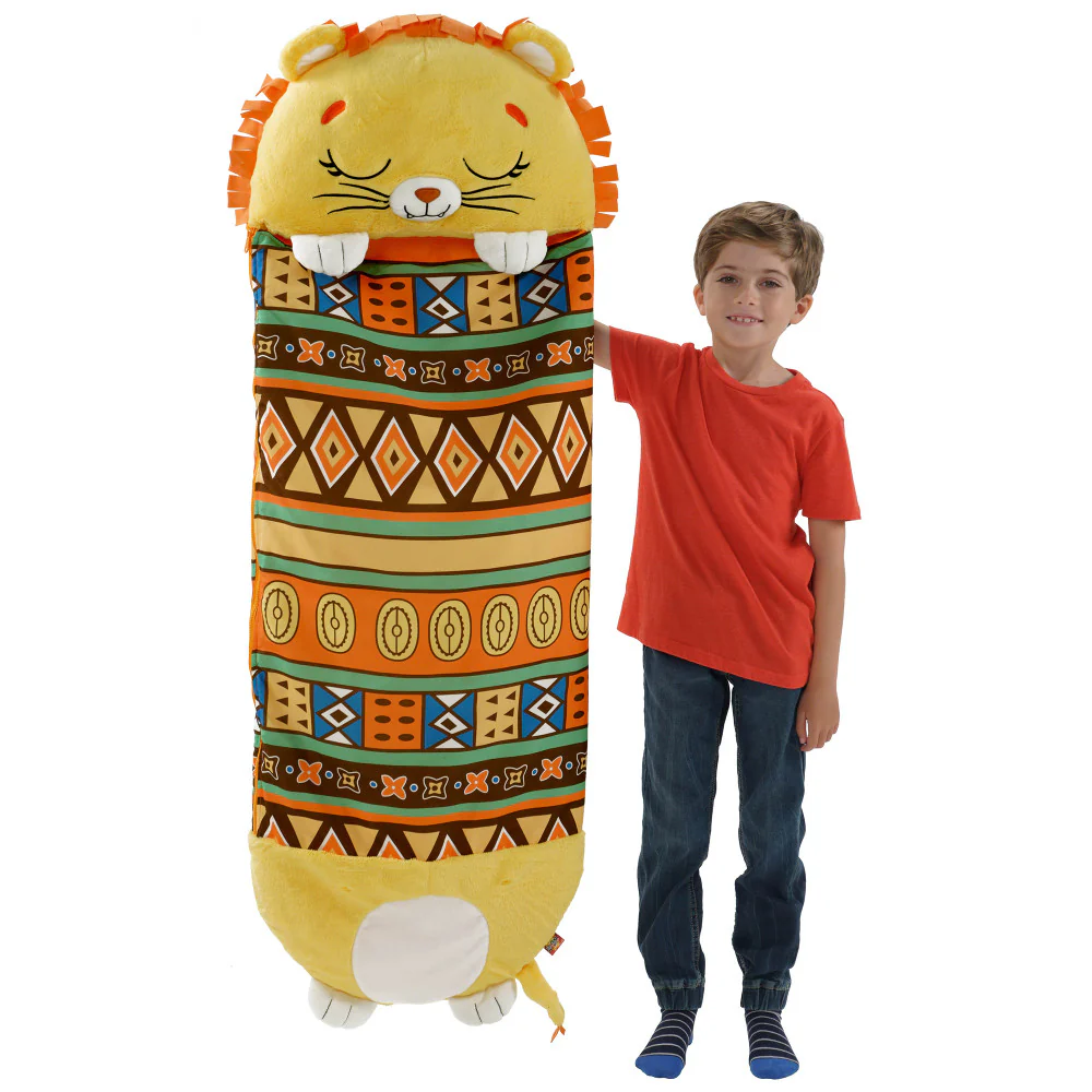 Happy Nappers Lion Lex 66 inch 2-in-1 Plush Pillow & Sleepy Sack - Large - Image 4