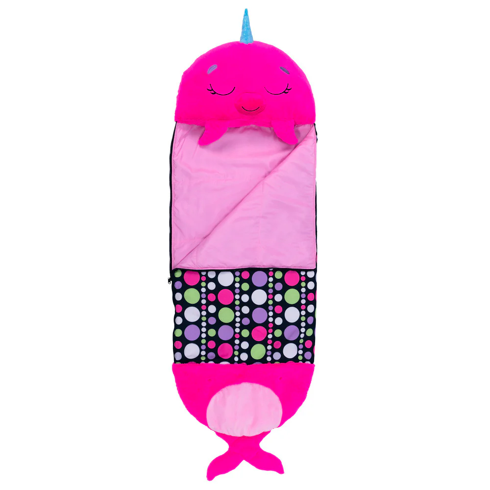 Happy Nappers Large 66 inch Plush Neil The Pink Narwhal - Kids 7+
