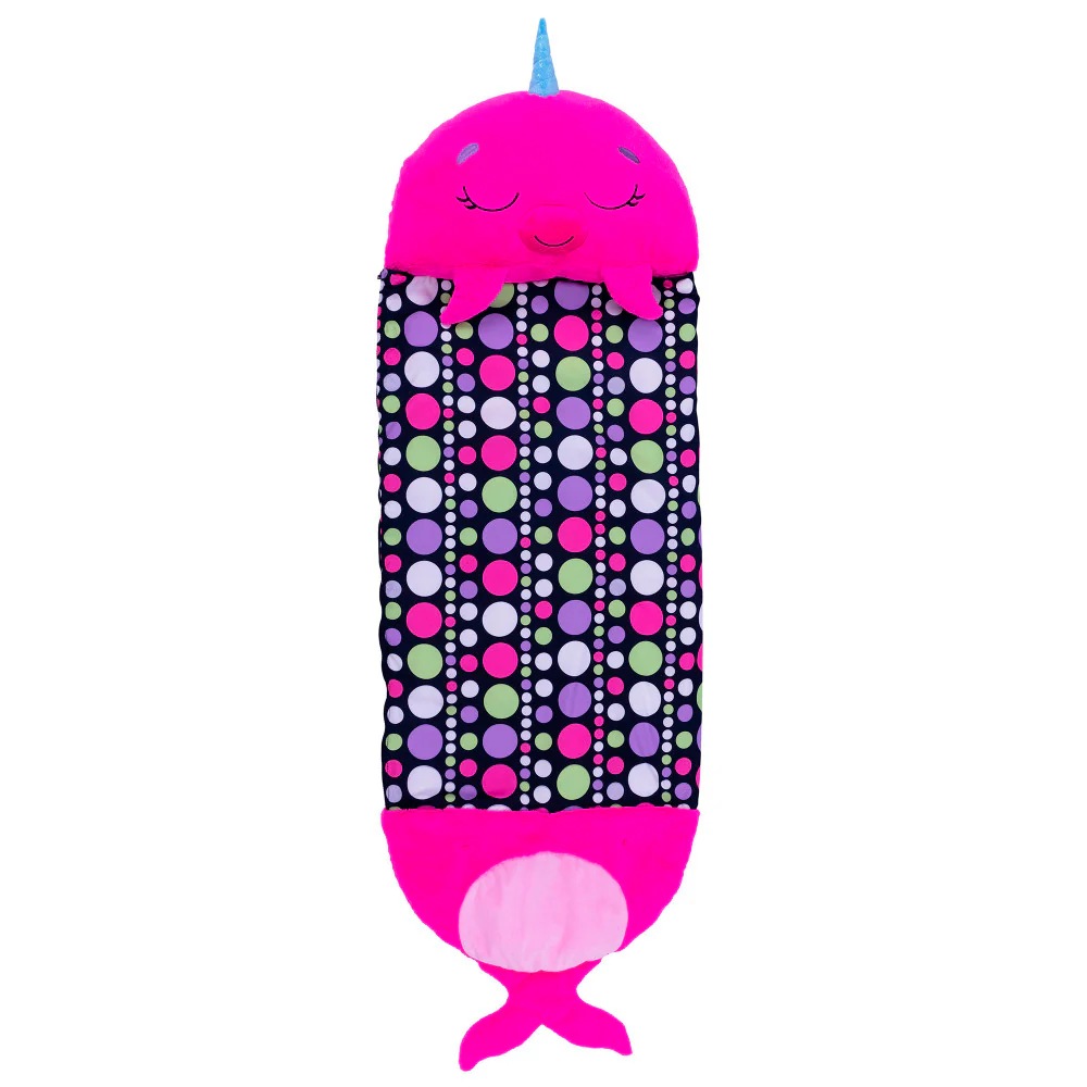 Happy Nappers Large 66 inch Plush Neil The Pink Narwhal - Kids 7+ - Image 6
