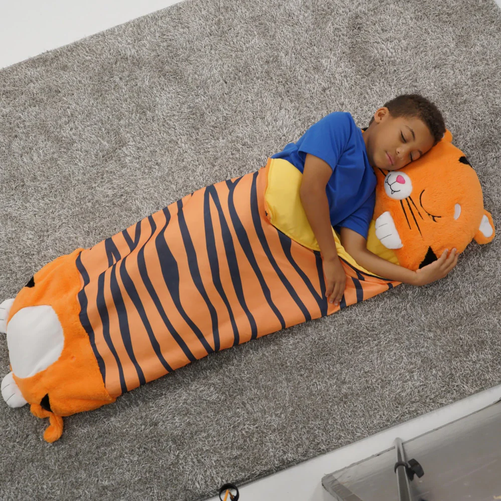Happy Nappers Tiger Tobi 66 inch Plush Sleepy Sack - Large - Image 7