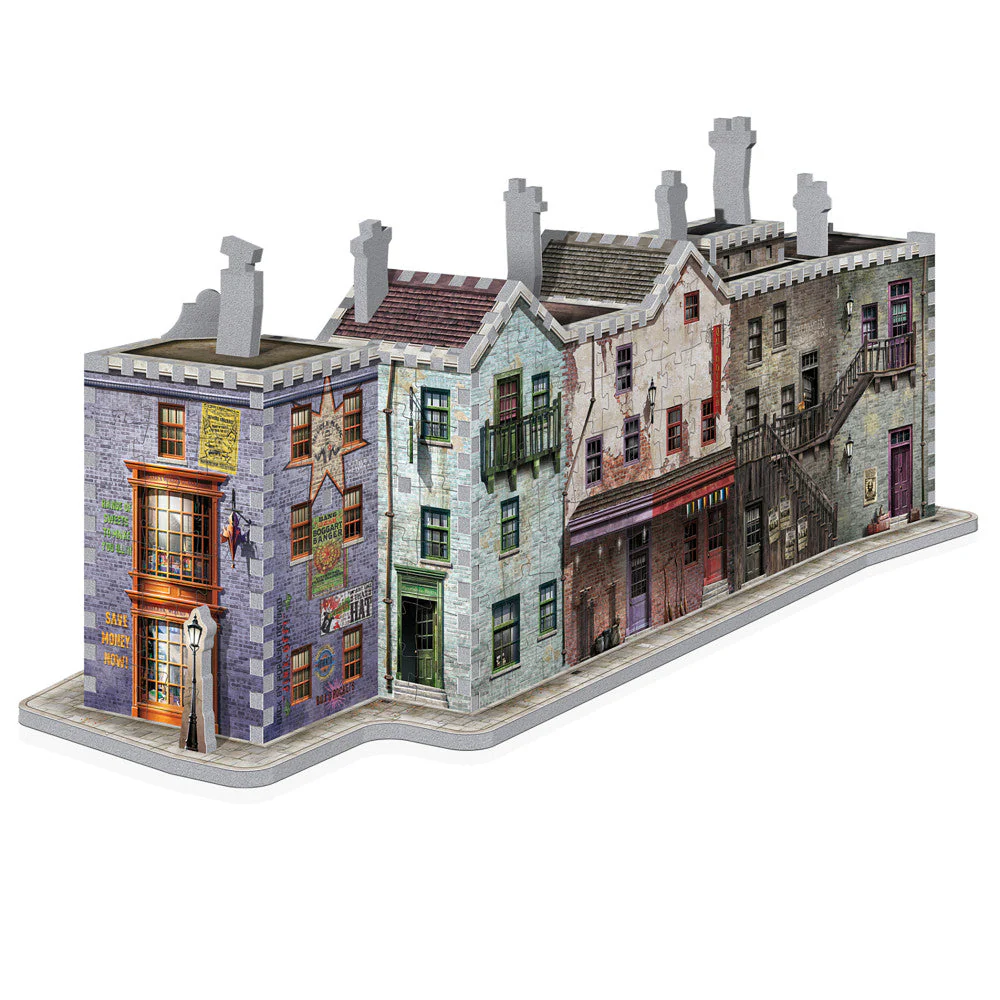 Wrebbit Harry Potter Diagon Alley 3D Puzzle - 450 Piece Set - Image 3