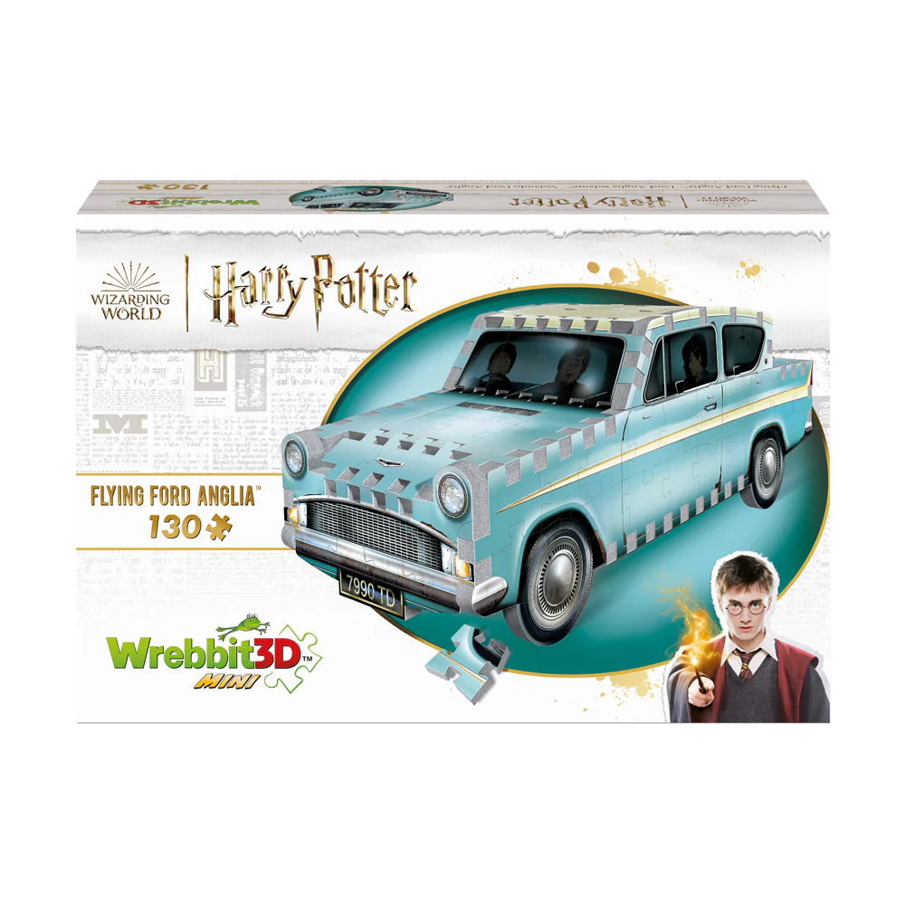 Wrebbit Harry Potter Flying Ford Anglia 3D Puzzle - 130 pc - Image 2