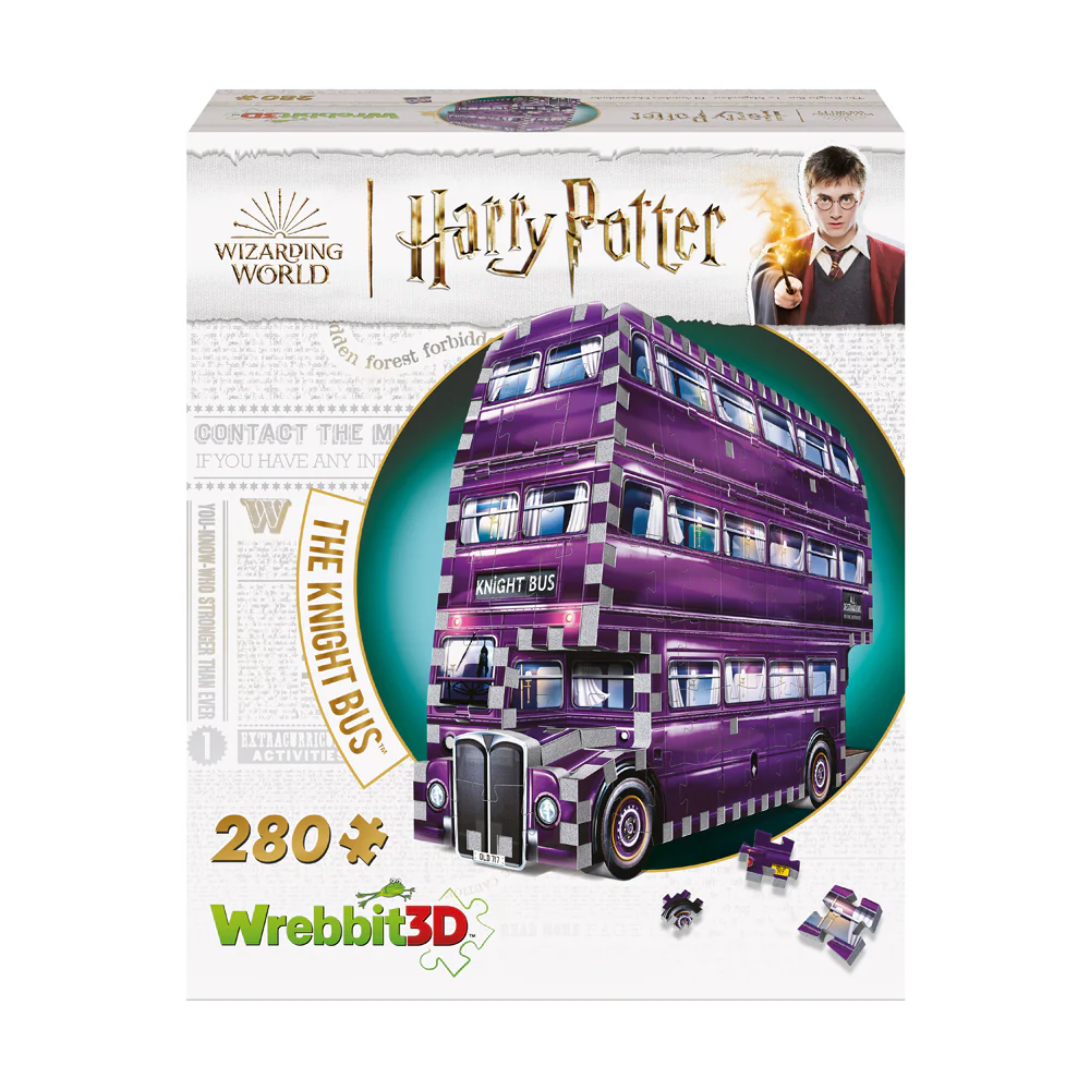 Wrebbit Harry Potter The Knight Bus 3D Puzzle - 280 pc - Image 2