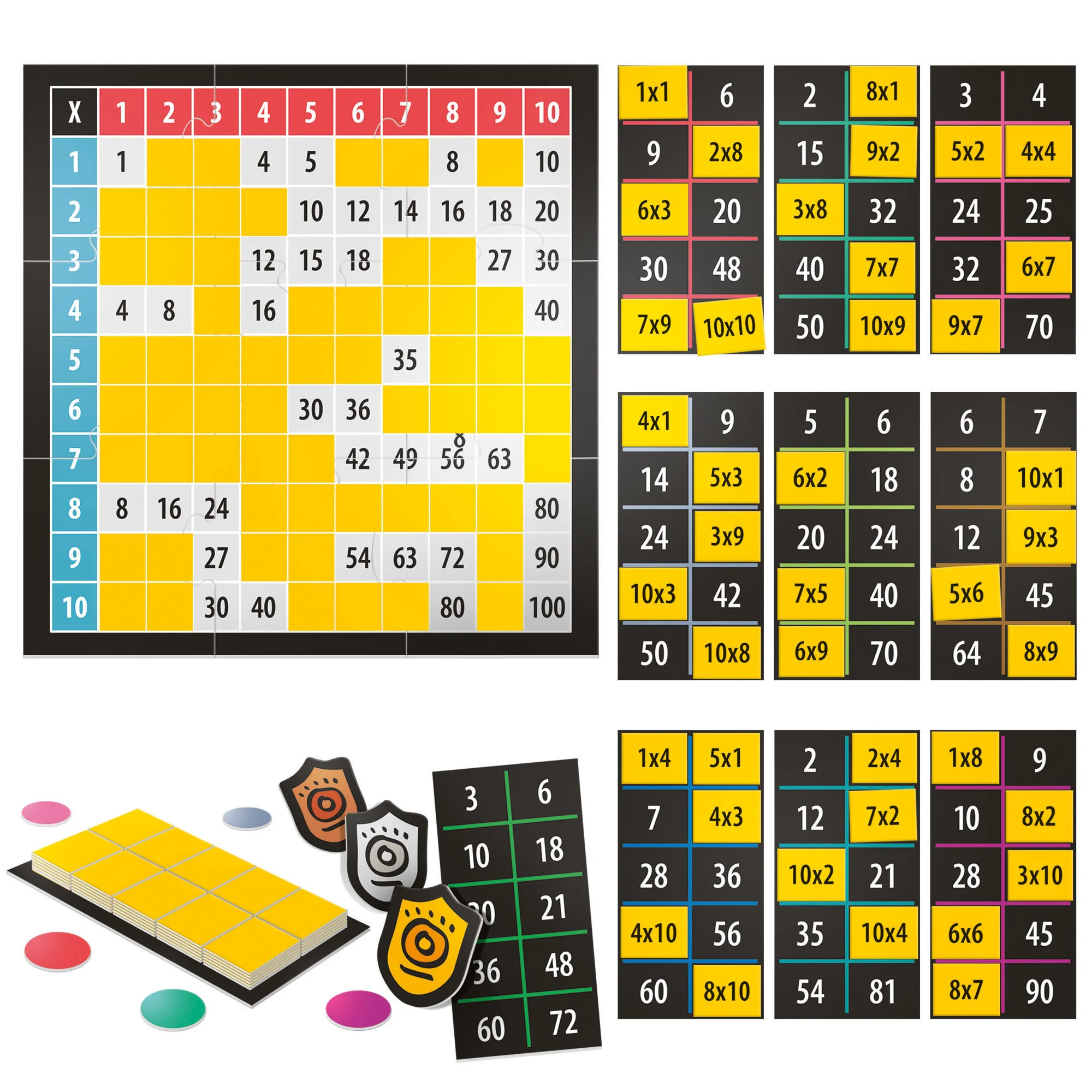 Headu First Multiplication Game - Early Math Learning - Multi-Color - Image 2