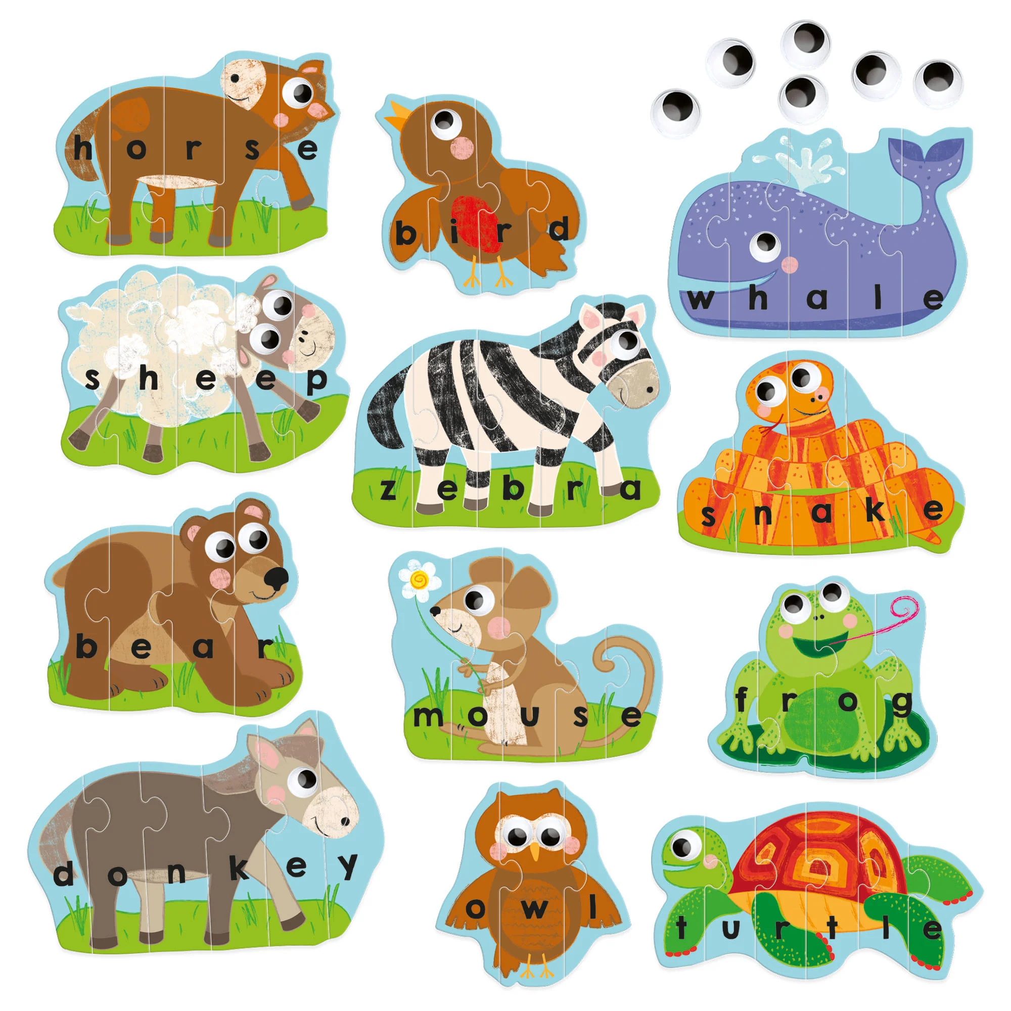 Headu My First Words - Self-Correcting Animal Puzzle Game - Image 2