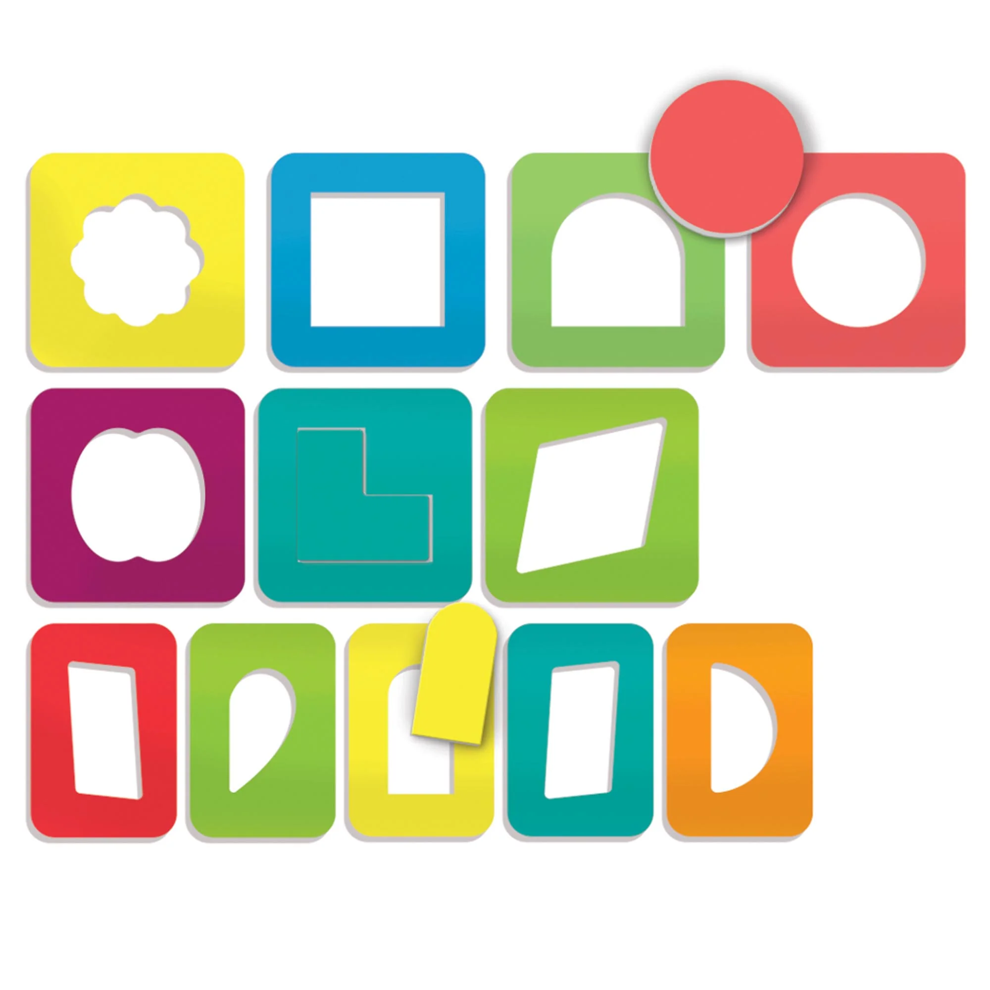 Headu Montessori Magic Stencil Set - Creative Shapes & Colors - Image 3