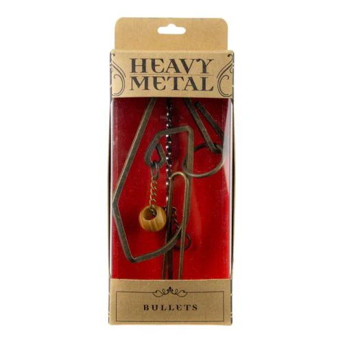 Go! Toys and Games Heavy Metal Puzzle Bullets Brain Teaser