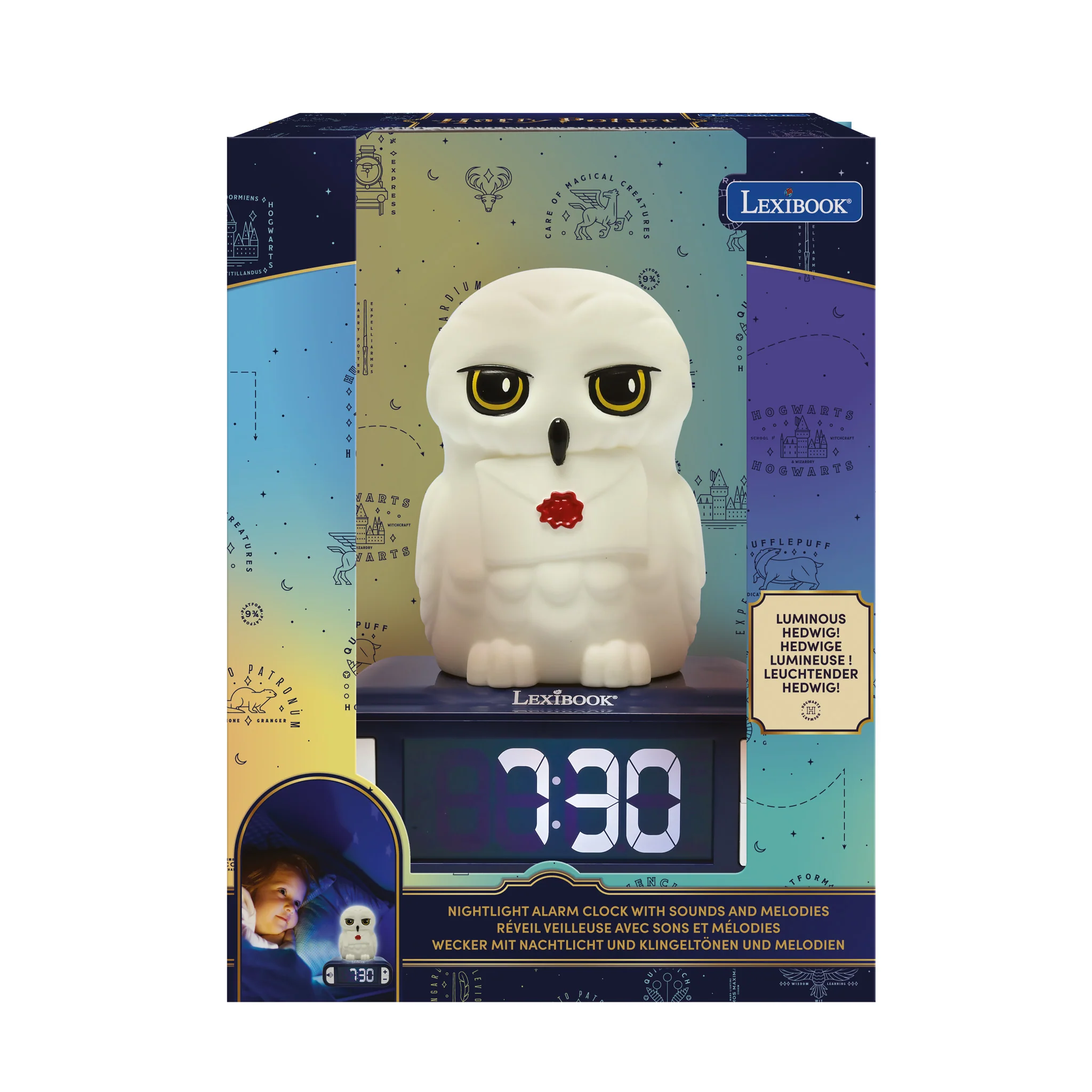 Hedwig Night light Alarm Clock with sounds - Image 4