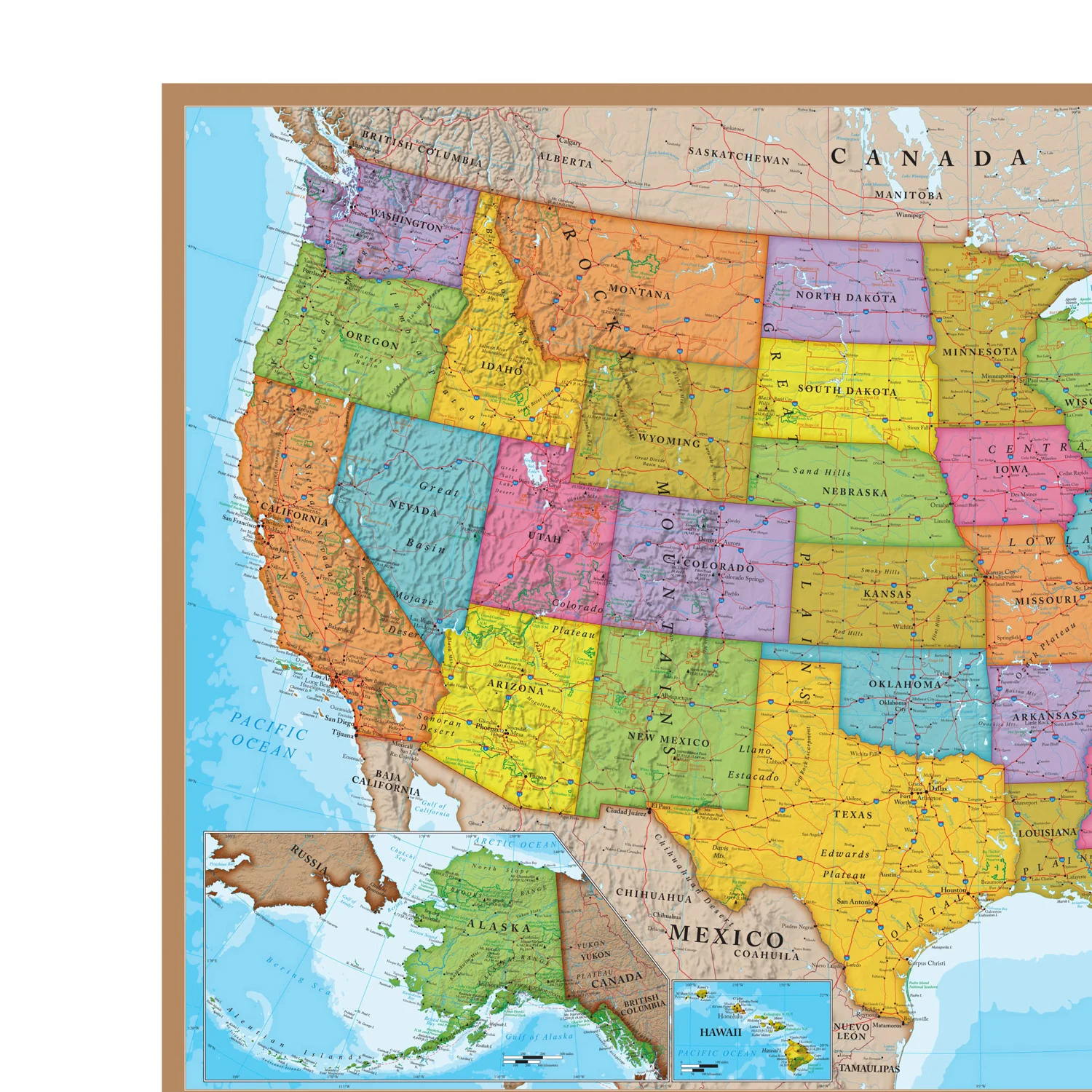 Hemispheres USA Map Jigsaw Puzzle - 500 pc - Image 3