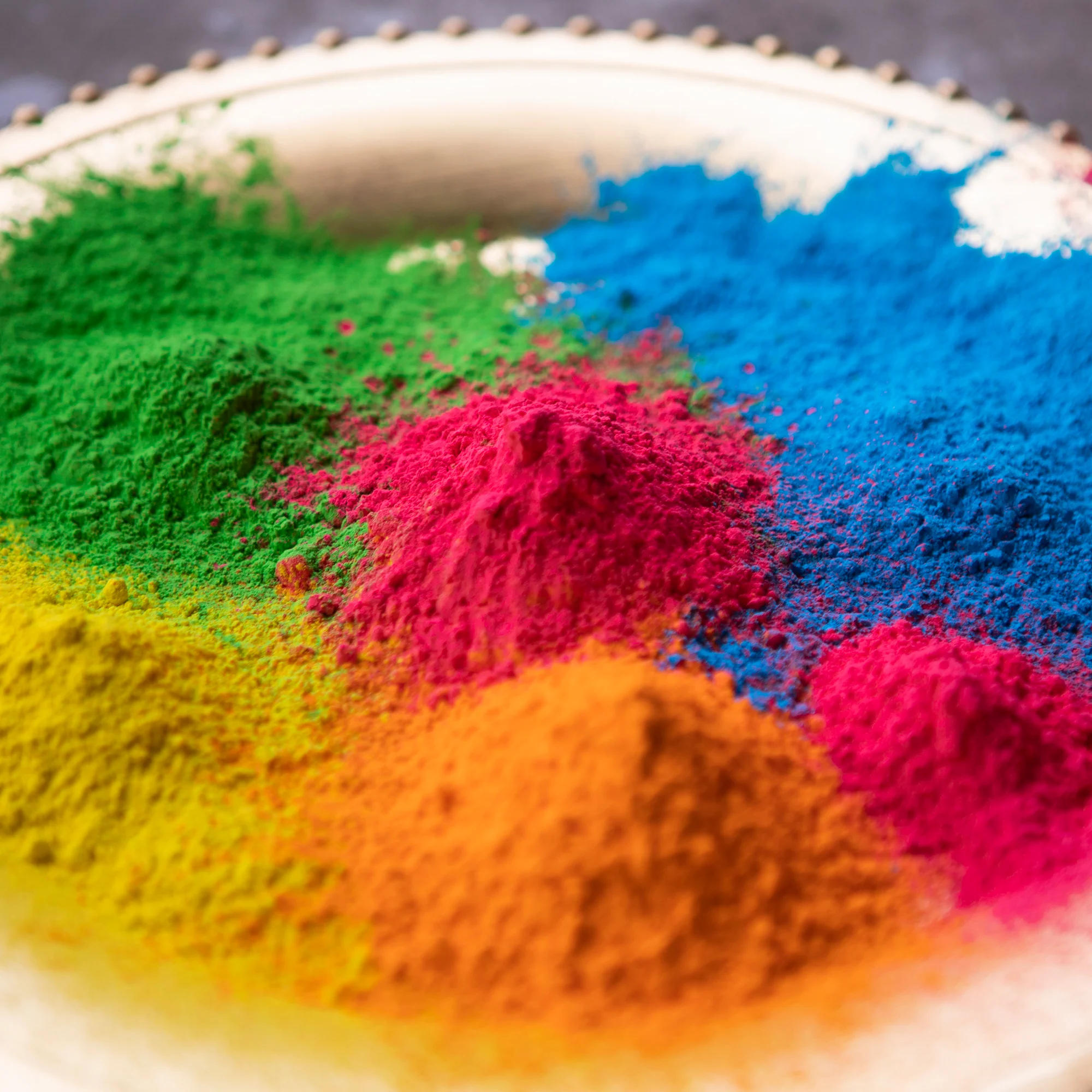 Kulture Khazana Holi Color Powder 7-Pack - All Natural Non-Toxic Festival Celebration - Image 3