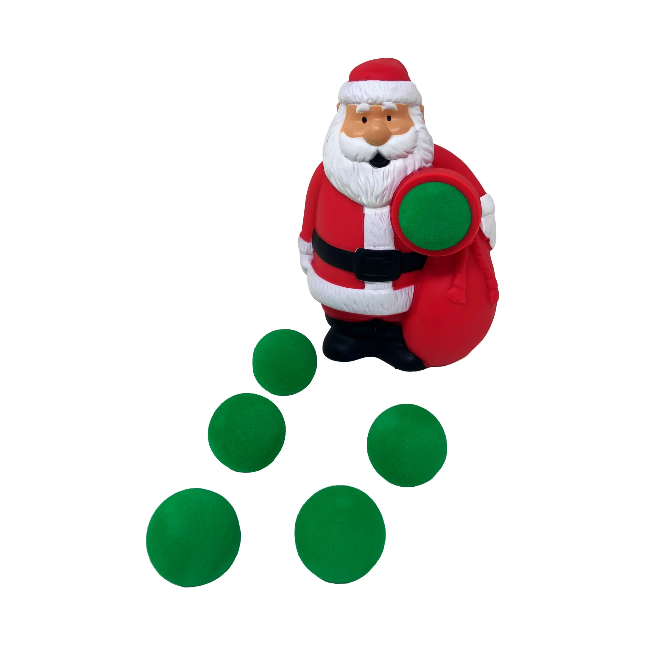 Hog Wild Santa Holiday Popper - Festive Foam Ball Launcher - Image 4