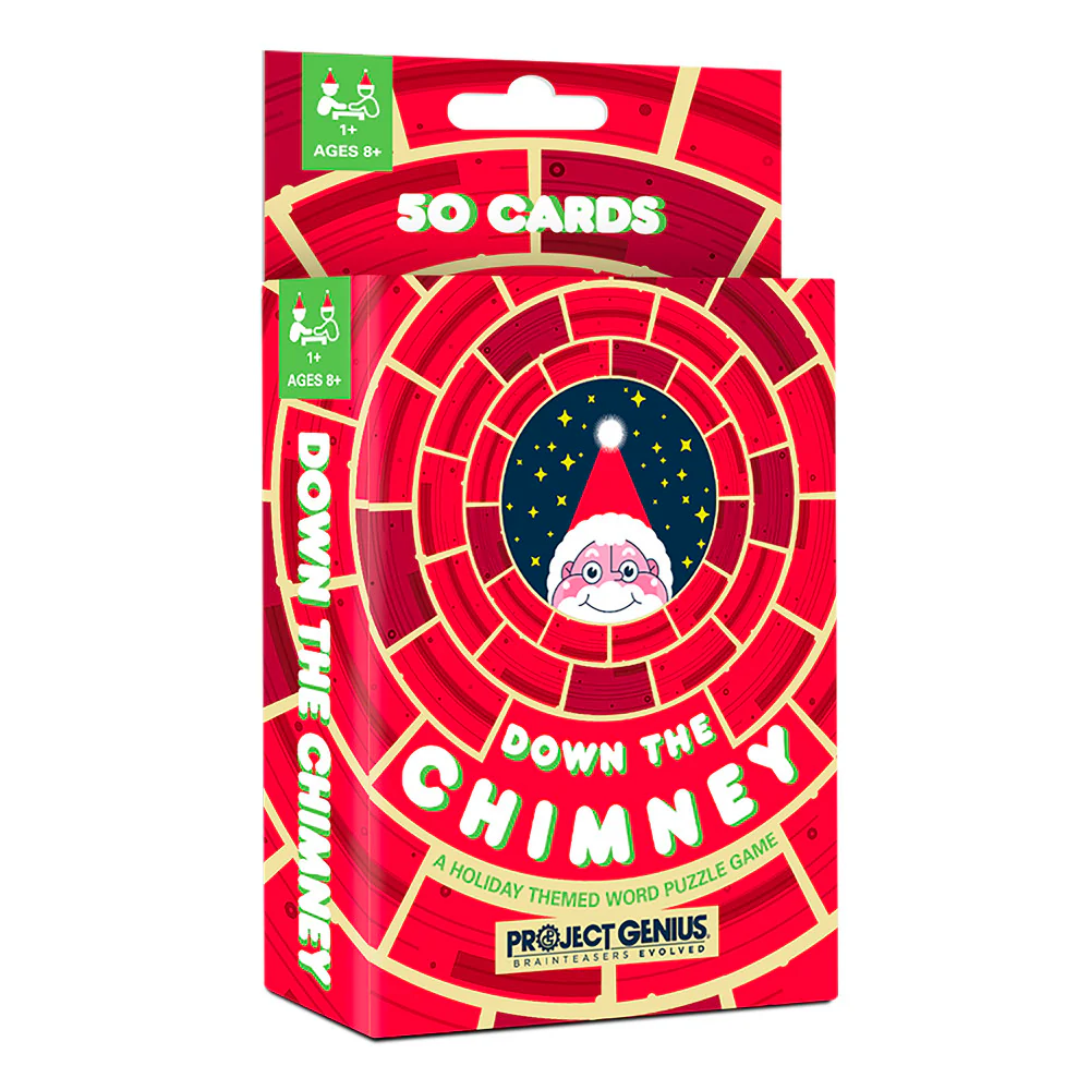 Holly Jolly Down The Chimney Holiday Word Puzzle Game