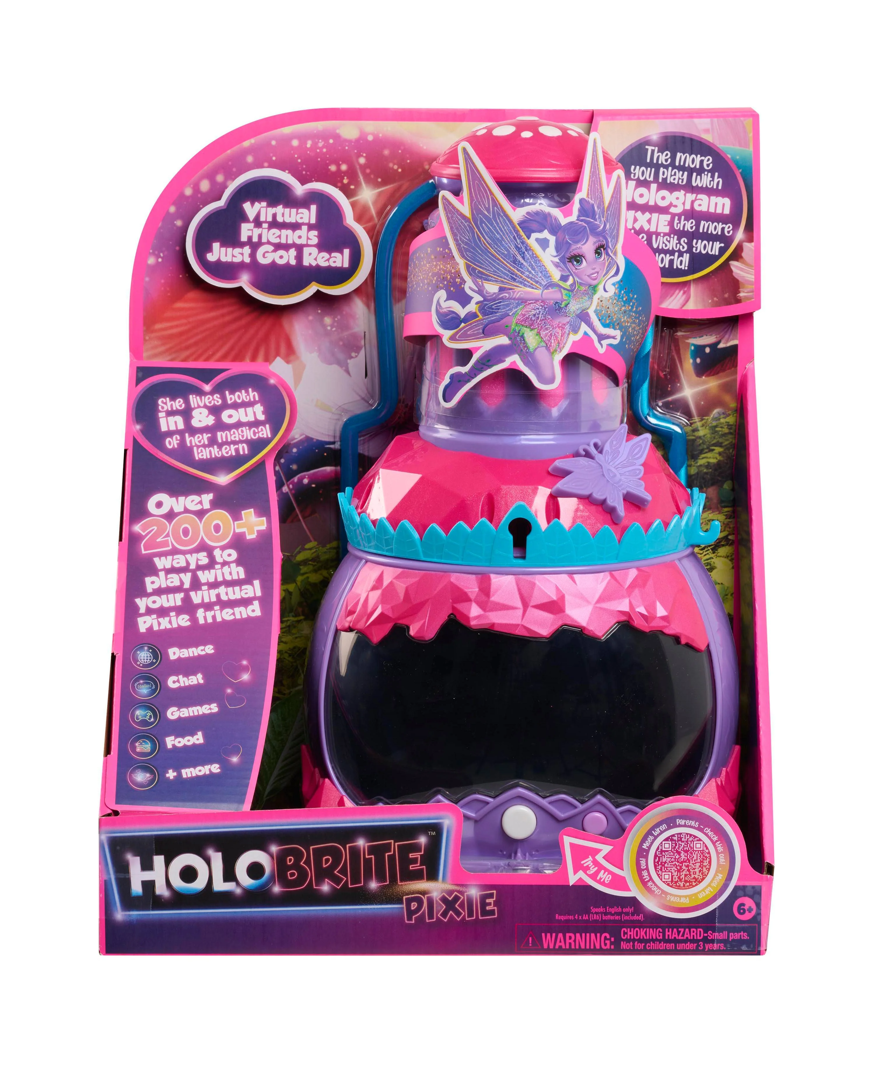 FurReal HOLOBRITE Pixie Lantern Doll with Hologram Wren