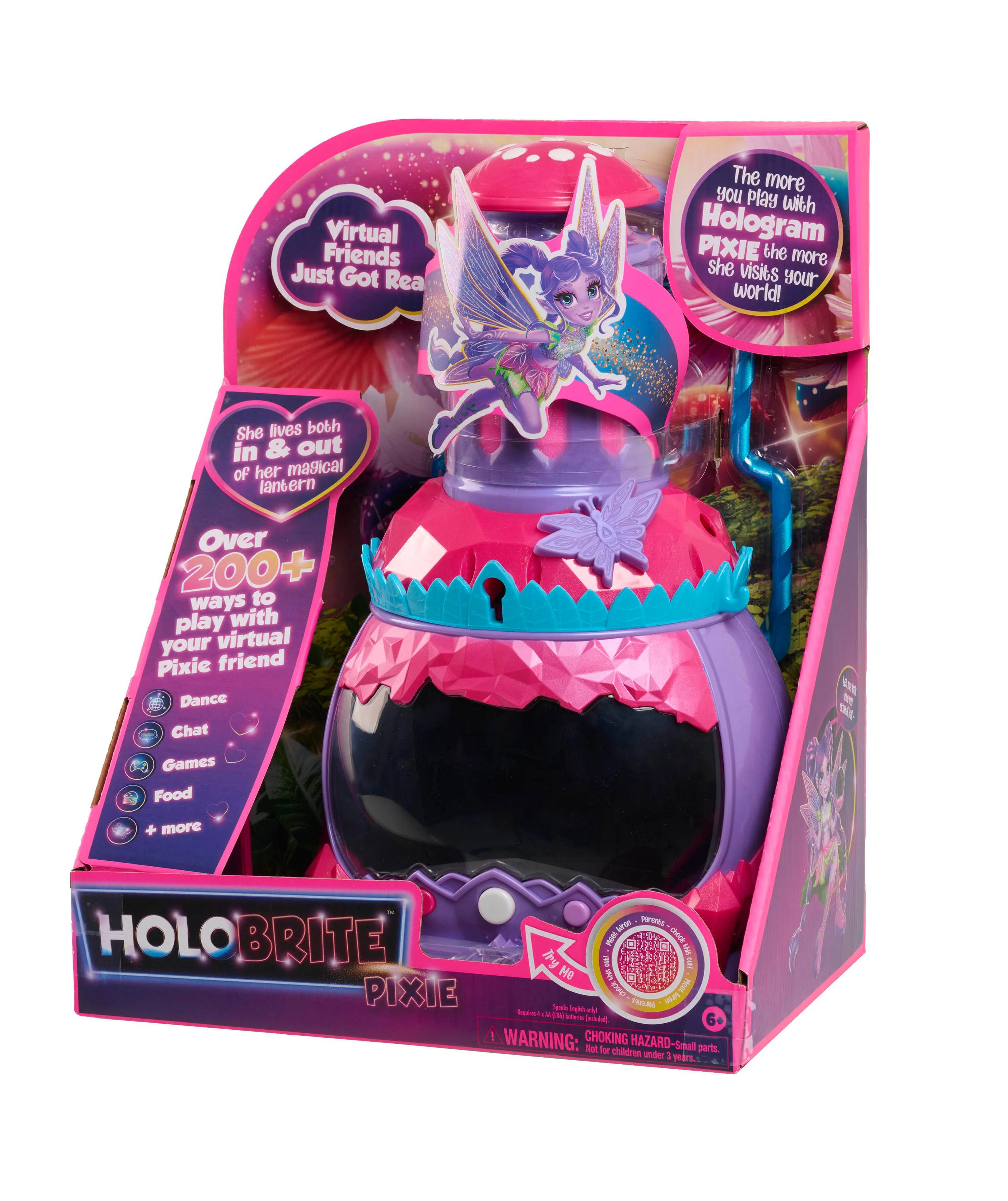 FurReal HOLOBRITE Pixie Lantern Doll with Hologram Wren - Image 2