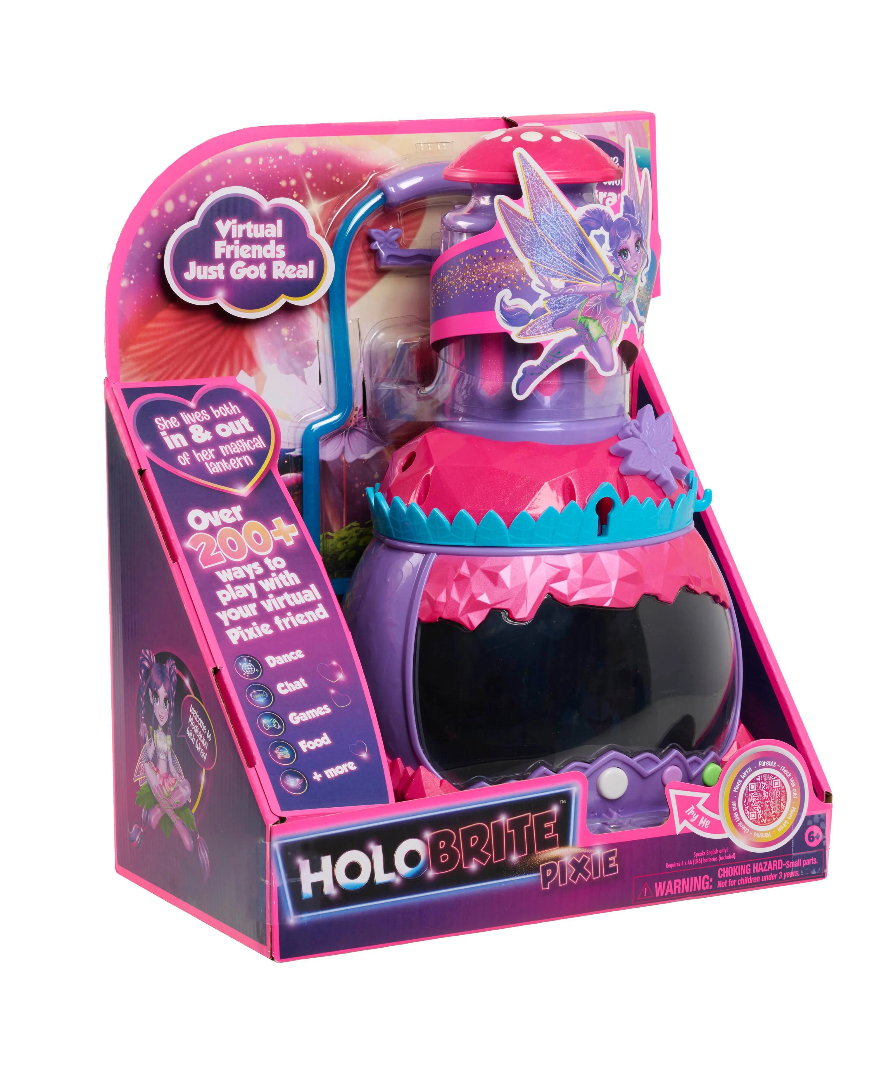 FurReal HOLOBRITE Pixie Lantern Doll with Hologram Wren - Image 3