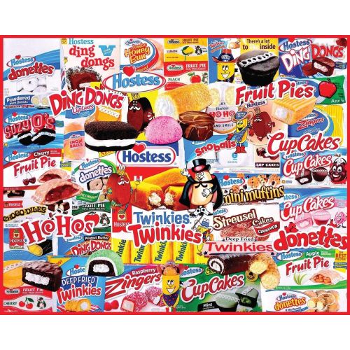 Hostess Classic Snacks Retro Jigsaw Puzzle - 1000pc - Image 2