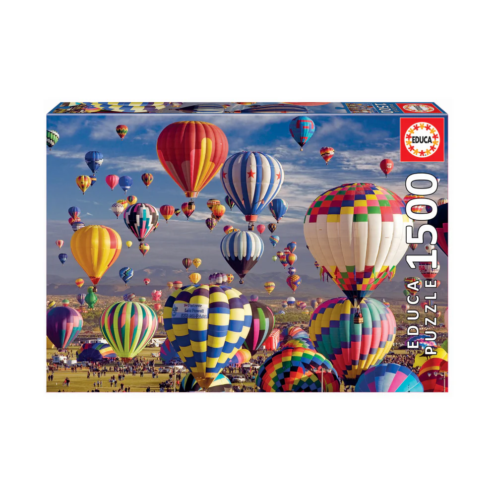 Educa Hot Air Balloons Jigsaw Puzzle - 1500 pc