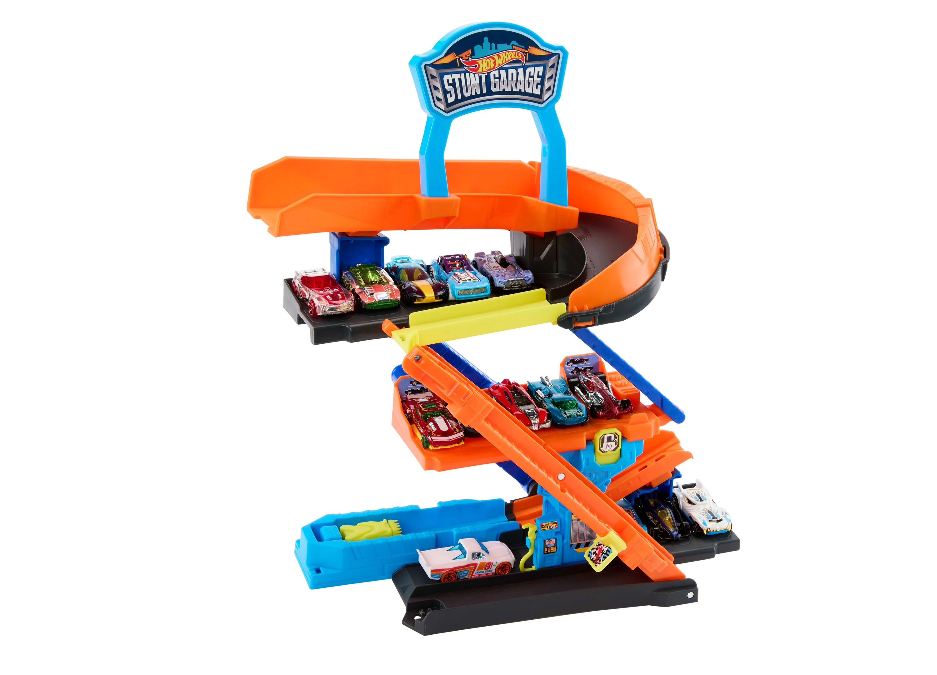 Hot Wheels City Transforming Stunt Garage Playset - Image 4