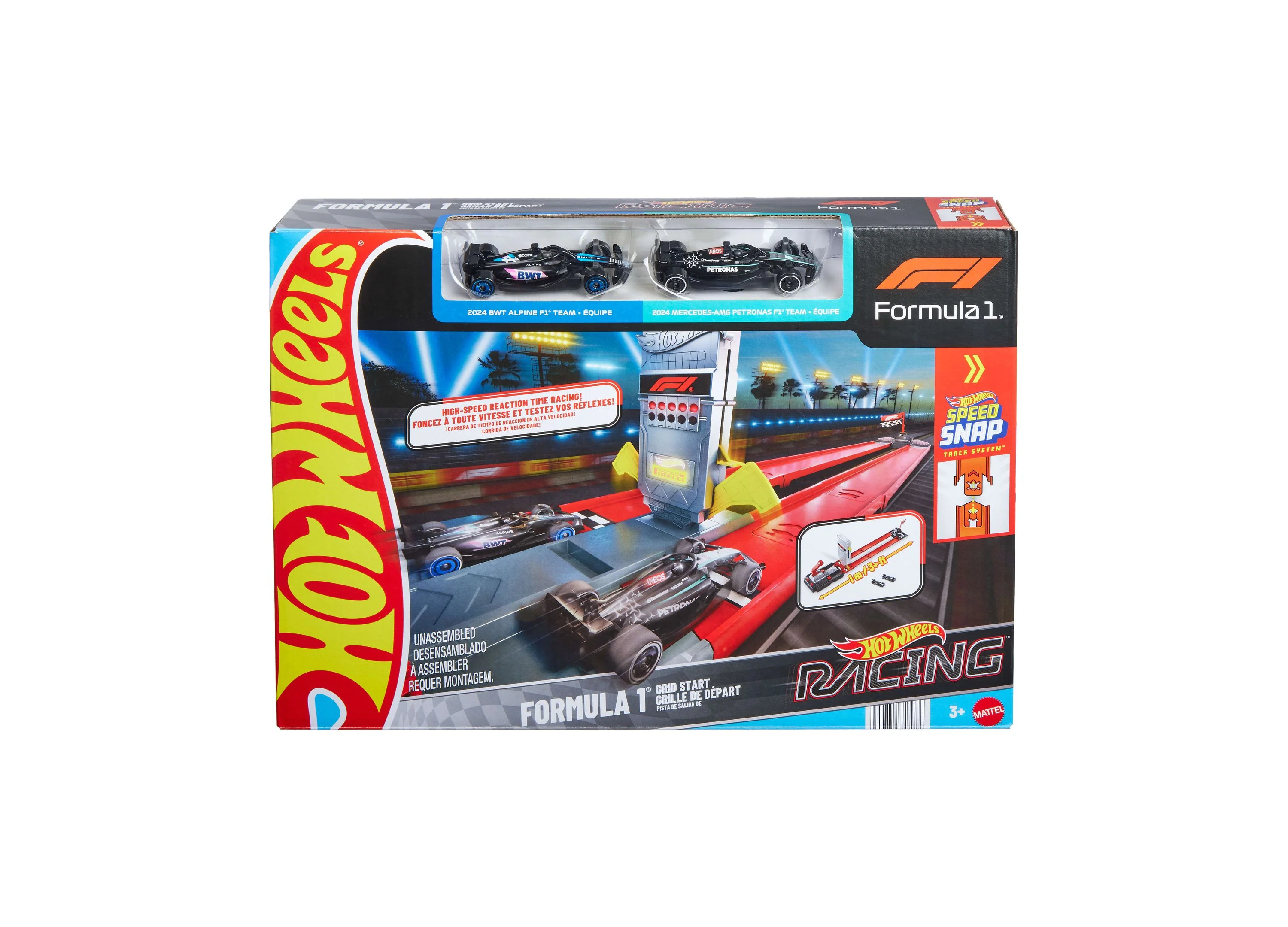 Hot Wheels Racing Formula 1 Grid Start Track Set - Image 3