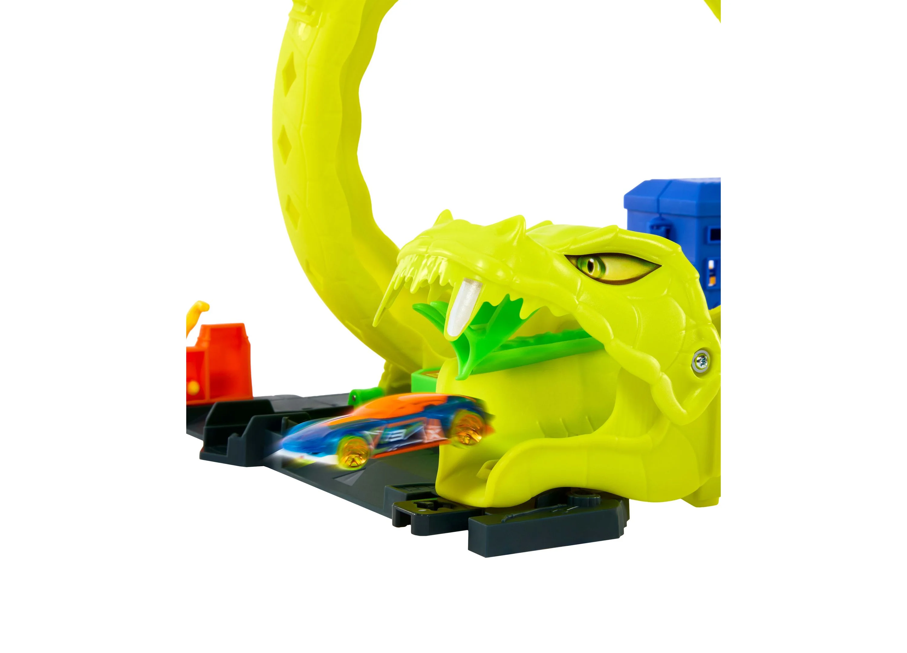 Hot Wheels Snake Spiral Attack Playset - Exciting Racing Action - Image 3
