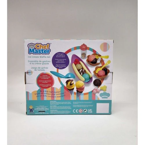 Deluxe Ice Cream Waffle Play Set for Young Chefs - Image 2
