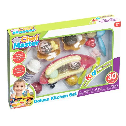 Deluxe Ice Cream Waffle Play Set for Young Chefs - Image 3