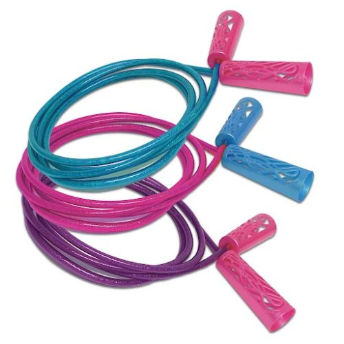 Glitter Galaxy Ice Jump Rope with Light-Up Hopper Combo Pack