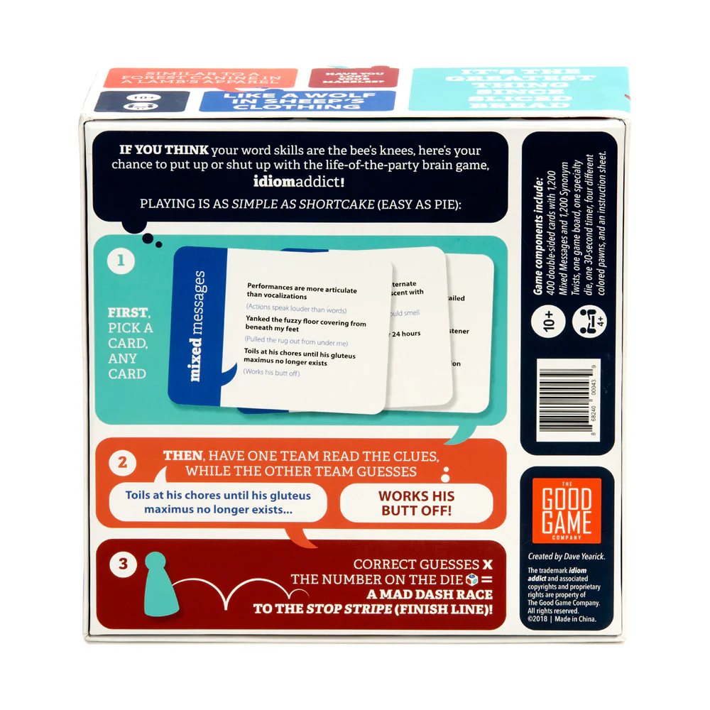 Idiom Addict Brain-Teasing Board Game - Image 2
