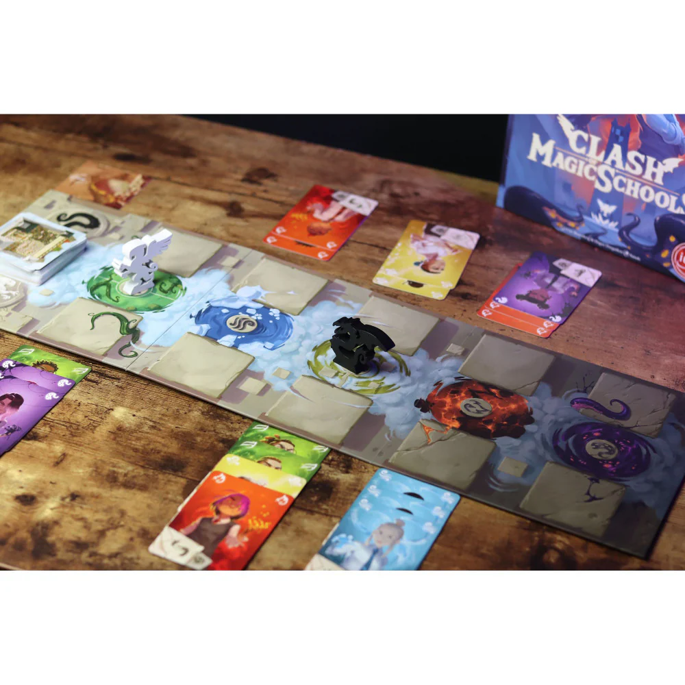 IELLO Clash of Magic Schools - Dueling Sorcery Card Game for 2 - Image 5